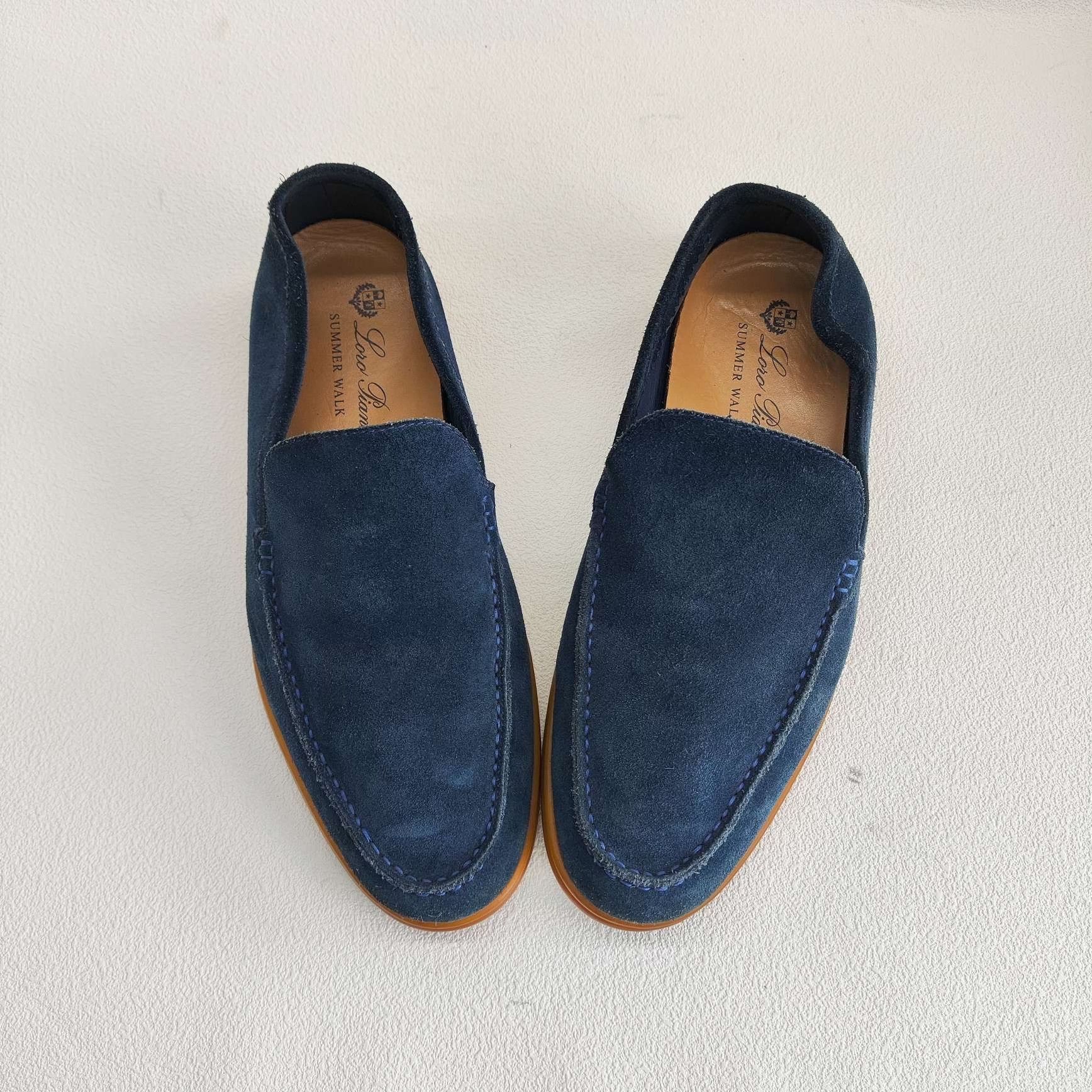 Rick Owens Rick Owens Suede Blue Lowtop Sneakers 8.5 Men Size US 8.5 / EU 41-42 - 9 Thumbnail
