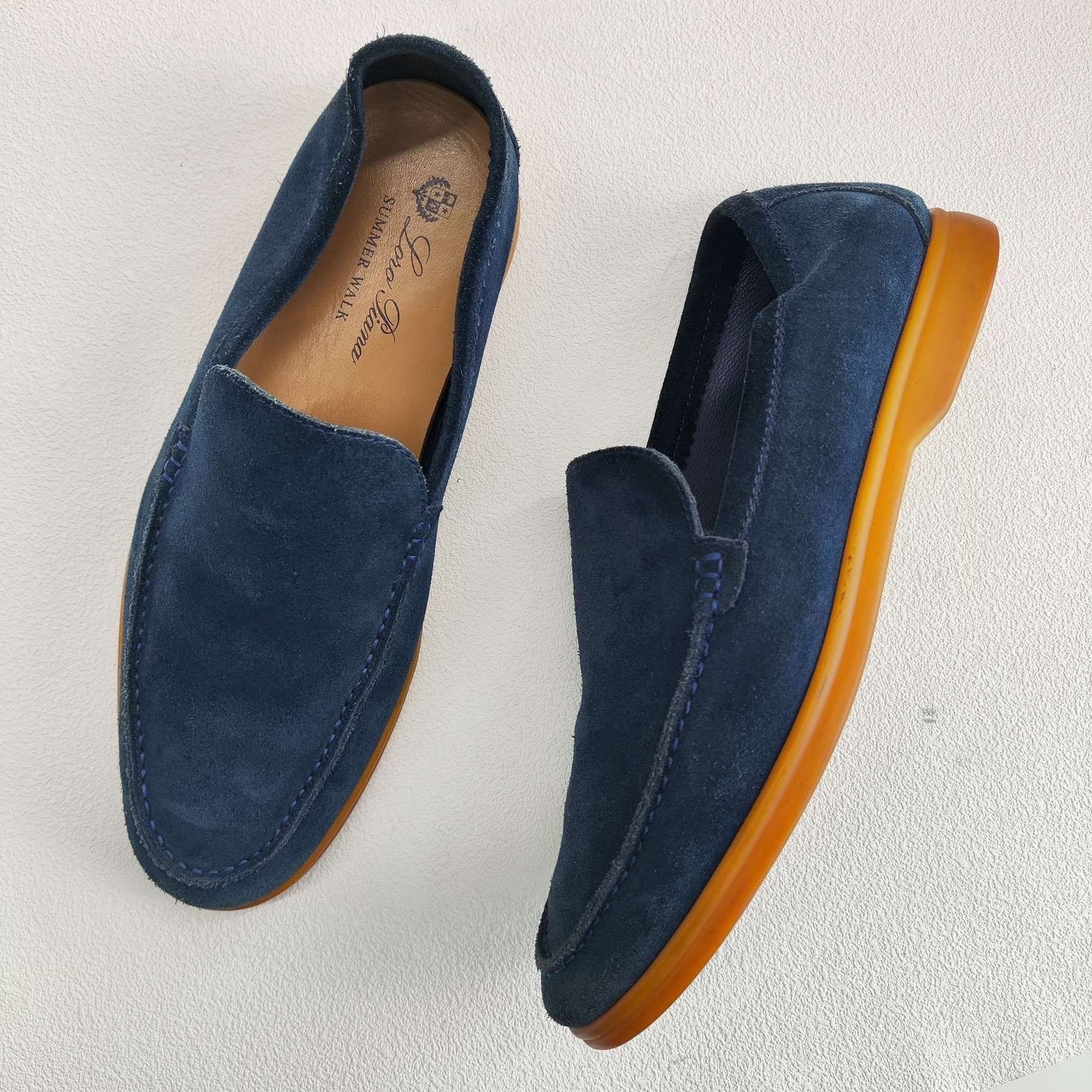 Rick Owens Rick Owens Suede Blue Lowtop Sneakers 8.5 Men Size US 8.5 / EU 41-42 - 8 Thumbnail