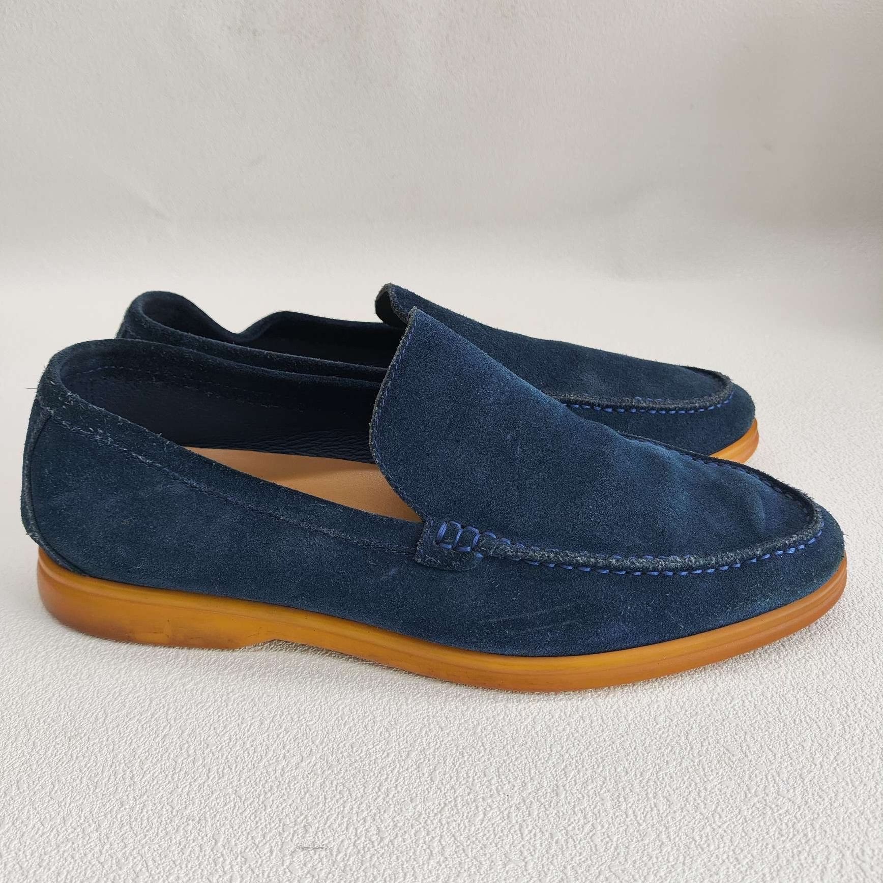 Rick Owens Rick Owens Suede Blue Lowtop Sneakers 8.5 Men Size US 8.5 / EU 41-42 - 4 Thumbnail