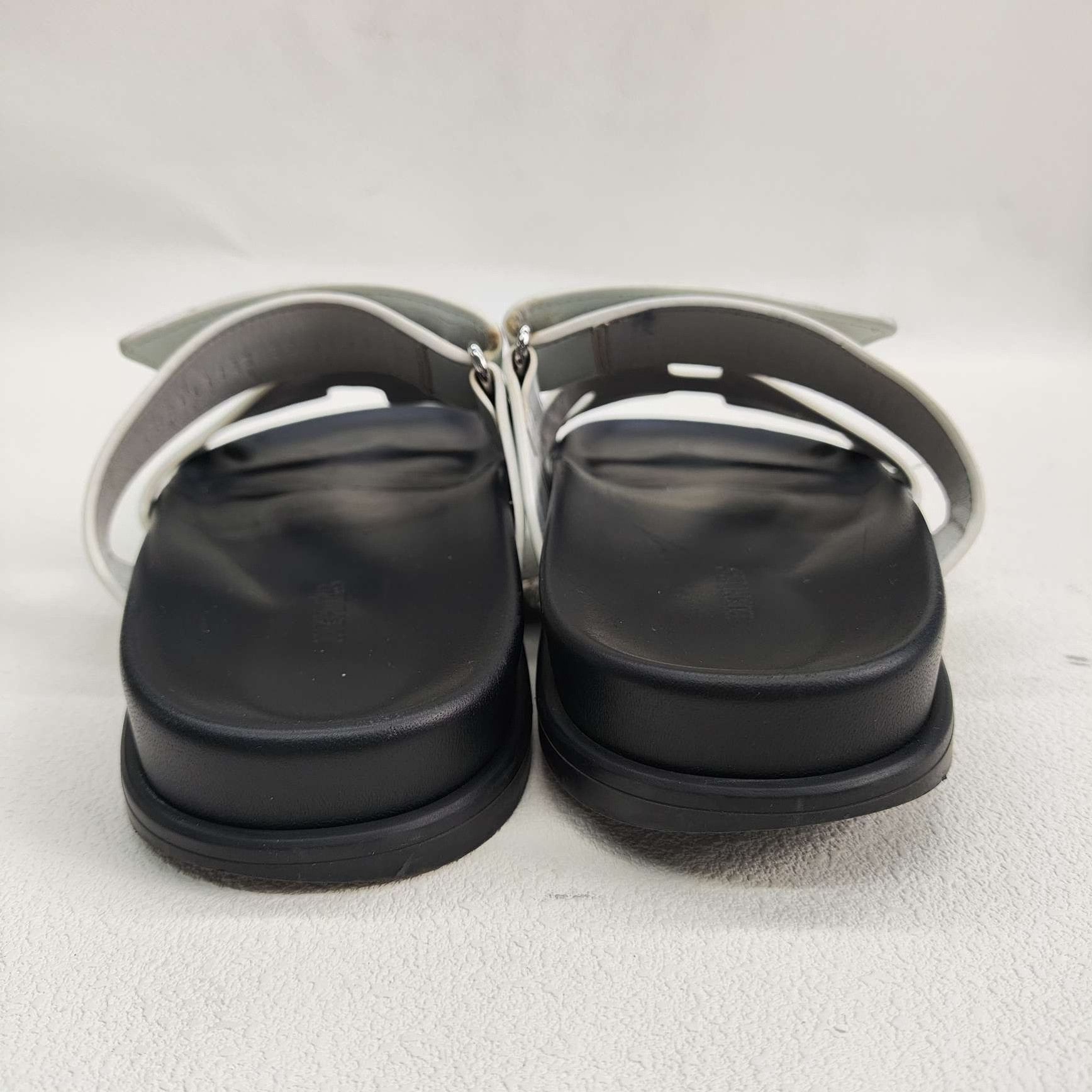Hermes Hermes White Sandals us_7-5 Women Size US 7.5 / IT 37.5 - 5 Thumbnail