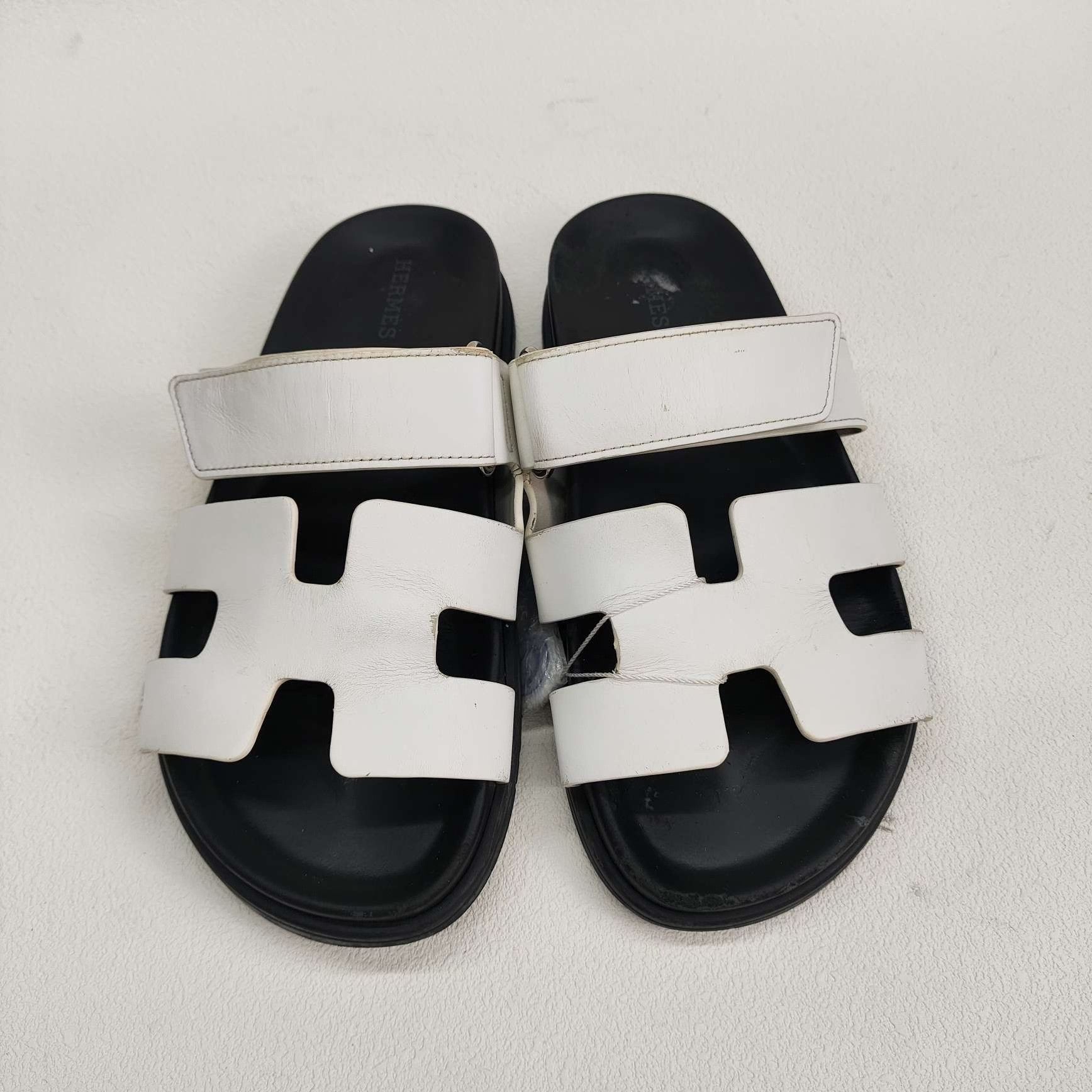 Hermes Hermes White Sandals us_6 Women Size US 6 / IT 36 - 2 Thumbnail