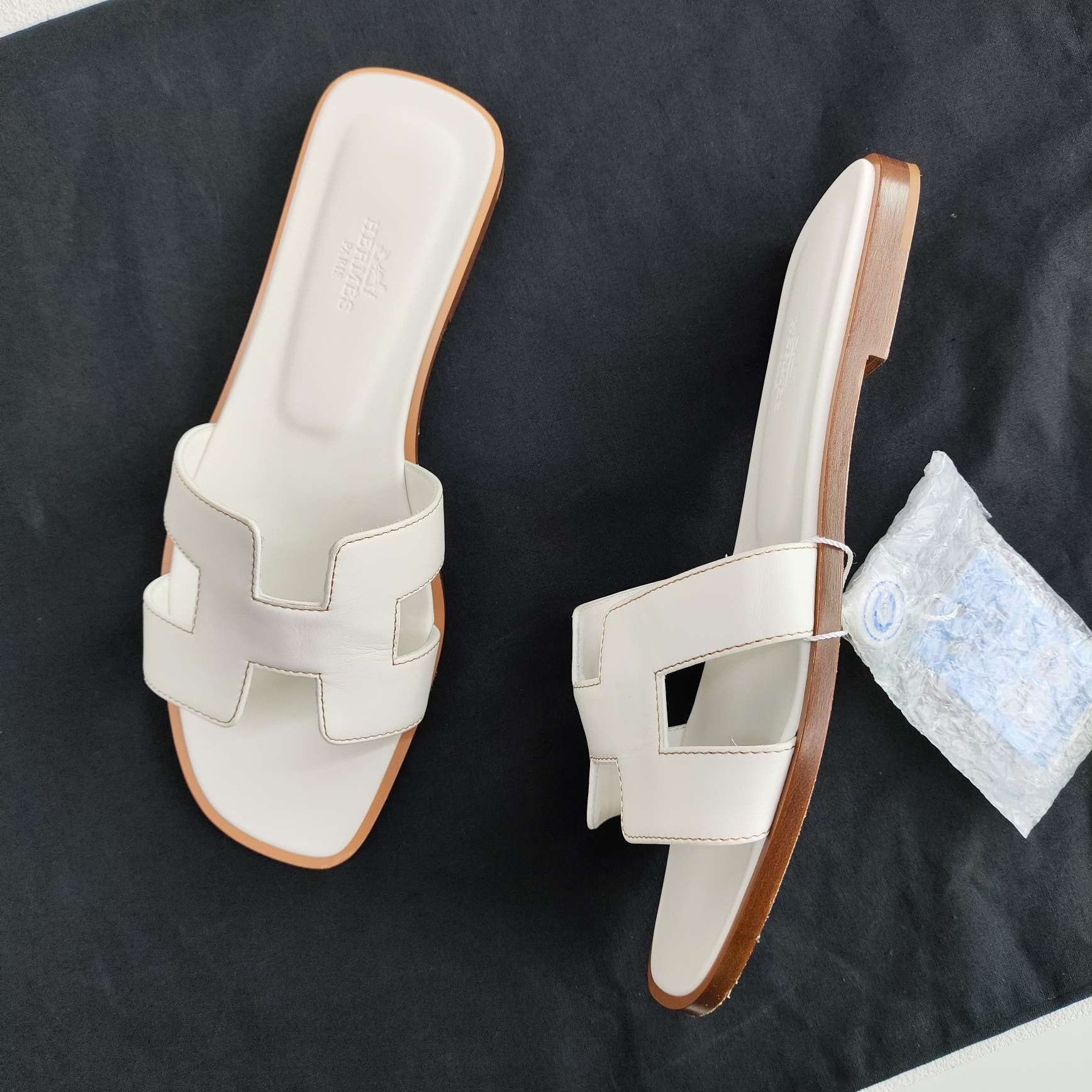 Hermes Hermes White Sandals us_6-5 Women Size US 6.5 / IT 36.5 - 8 Thumbnail
