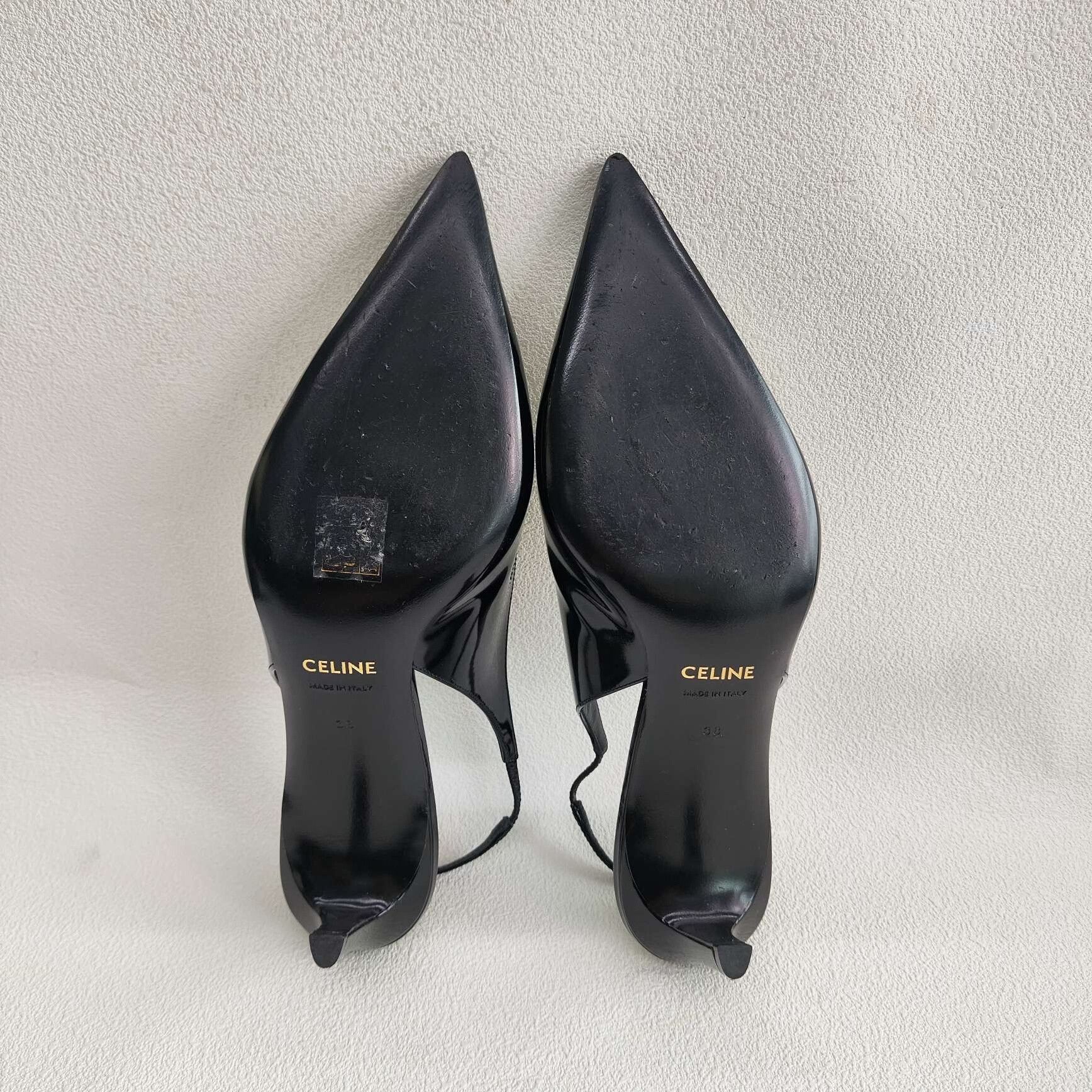 Celine Celine Patent Silver Sandals us_7-5 Women Size US 7.5 / IT 37.5 - 7 Thumbnail