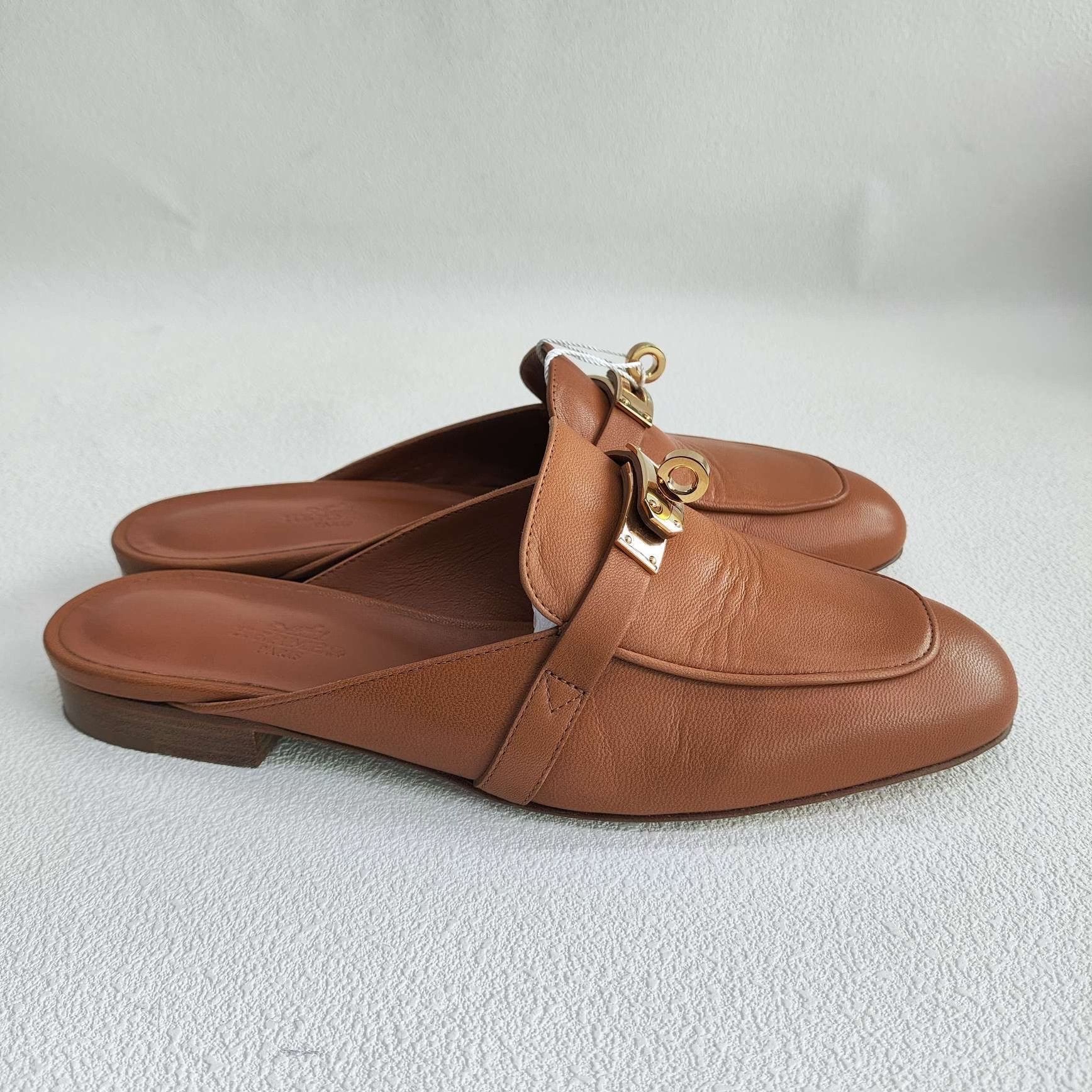 Hermes Hermes Casual Brown Sandals us_6 Women Size US 6 / IT 36 - 4 Thumbnail