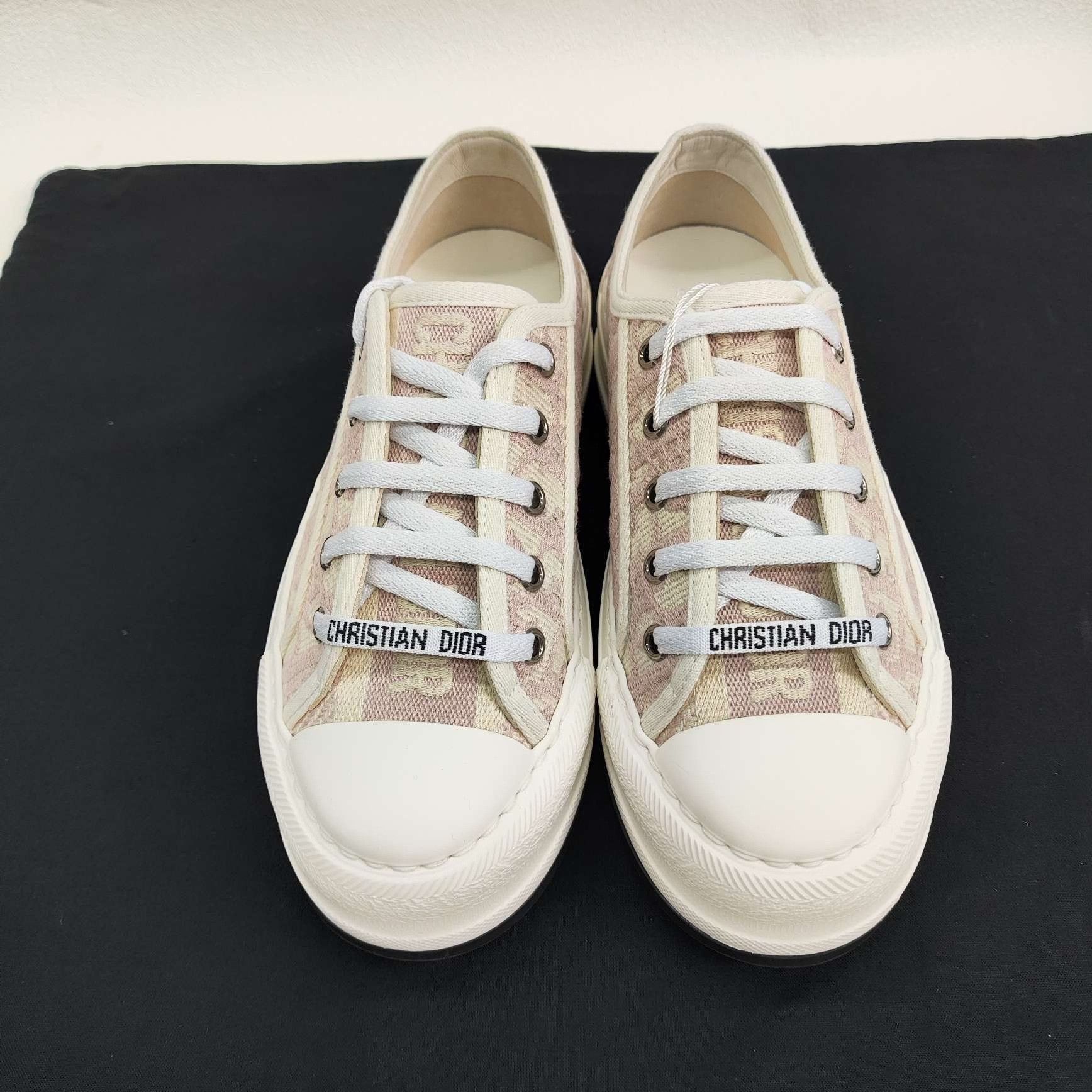 Dior Dior Pink Lowtop Sneakers us_5 Women Size US 5 / IT 35 - 2 Thumbnail