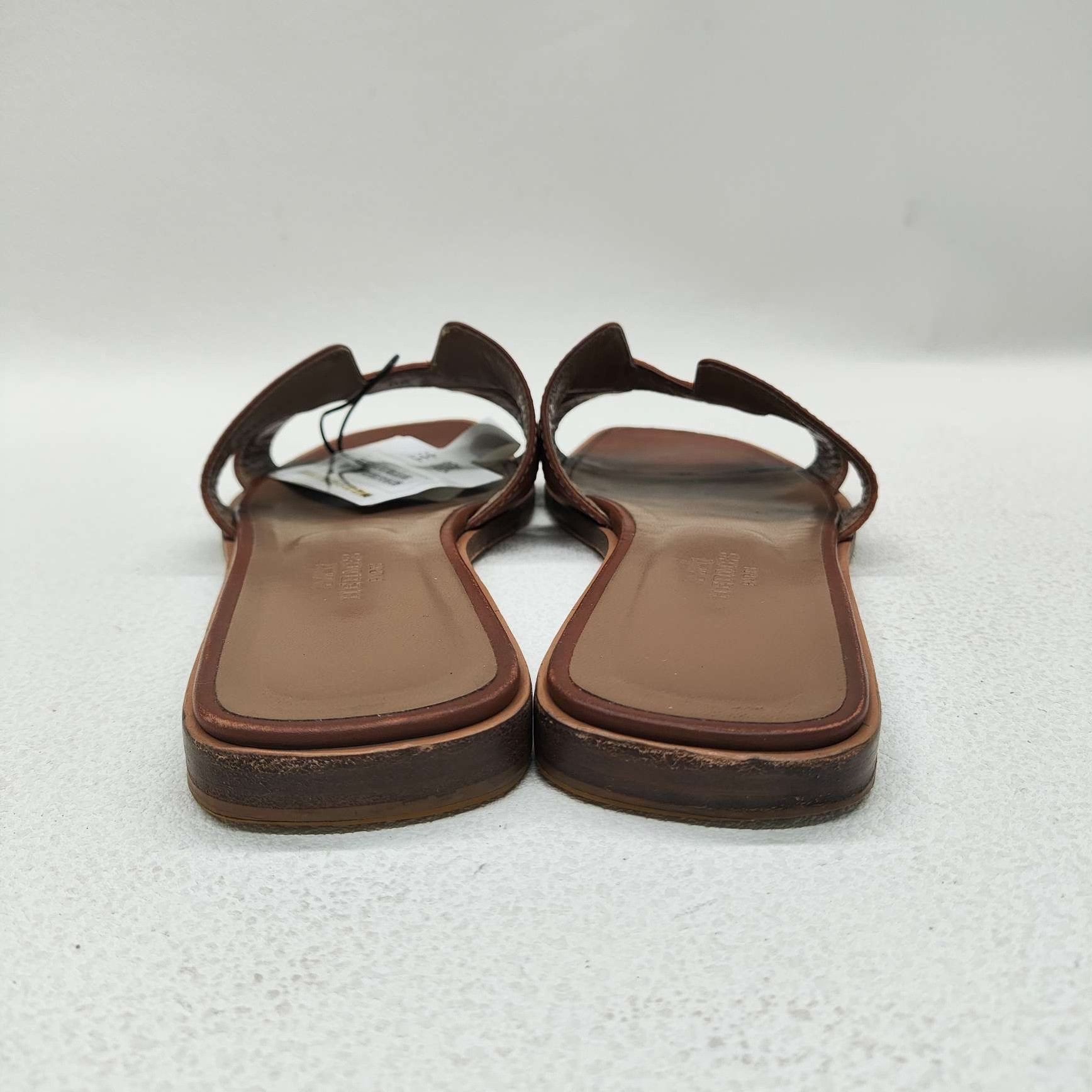 Hermes Hermes Brown Sandals us_6-5 Women Size US 6.5 / IT 36.5 - 5 Thumbnail