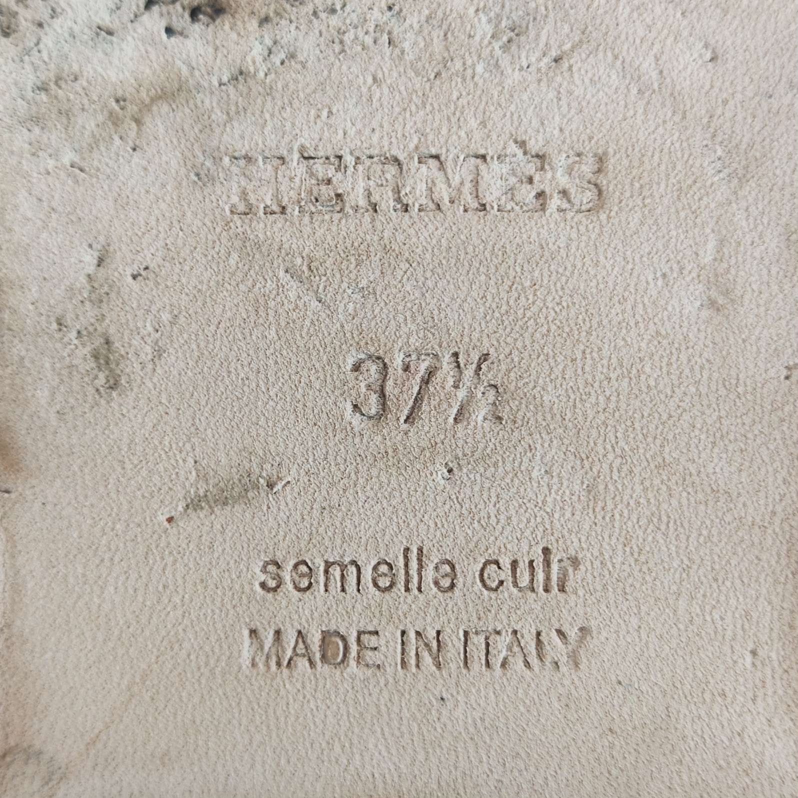 Hermes Hermes Brown Sandals us_6-5 Women Size US 6.5 / IT 36.5 - 6 Thumbnail