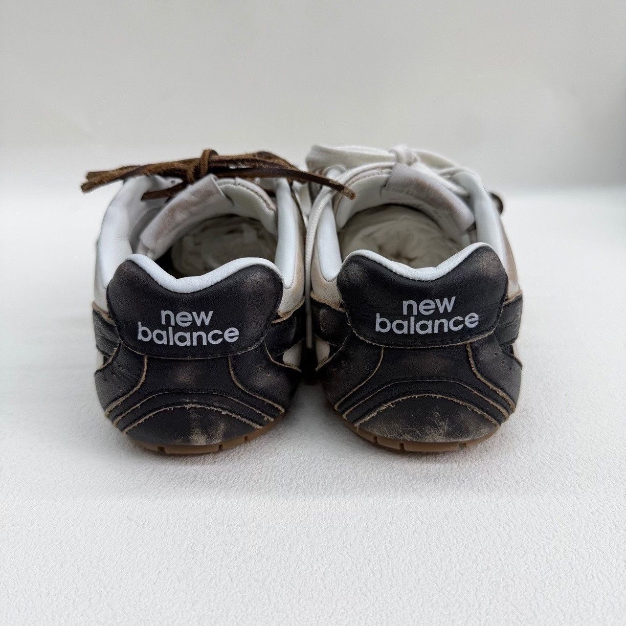 New Balance New Balance Leather Black Lowtop Sneakers us_6-5 Women Size US 6.5 / IT 36.5 - 5 Thumbnail