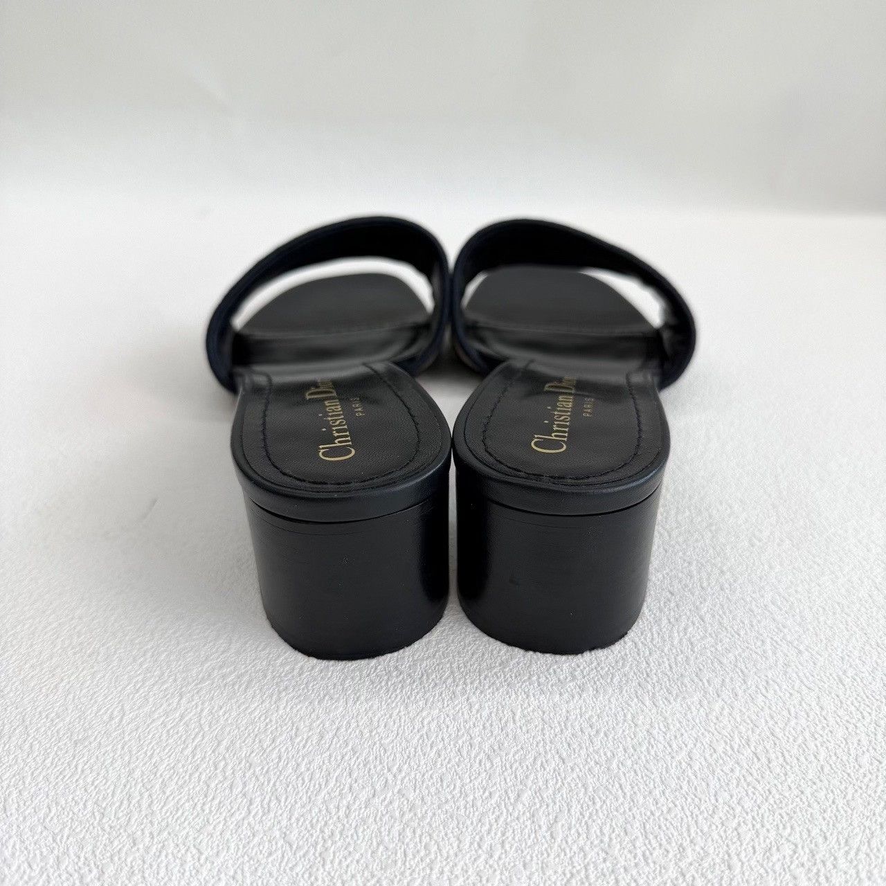 Dior Dior Retro Embroidered Blue Sandals us_8-5 Women Size US 8.5 / IT 38.5 - 5 Thumbnail