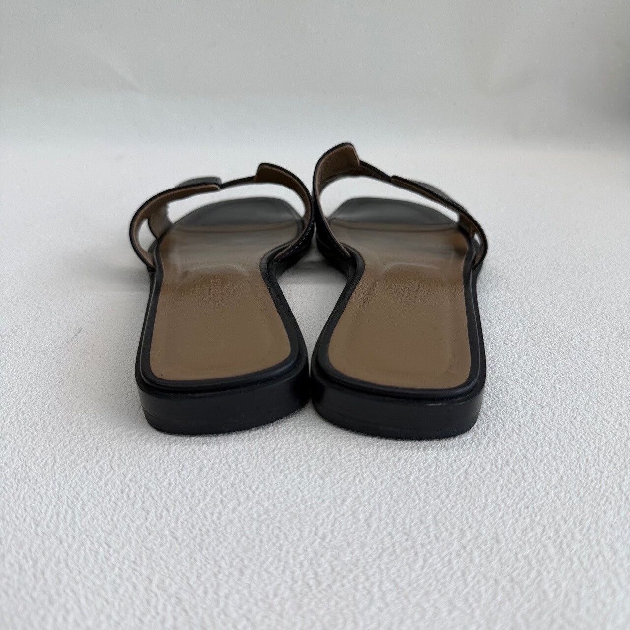 Hermes Hermes Leather Black Sandals us_6-5 Women Size US 6.5 / IT 36.5 - 5 Thumbnail