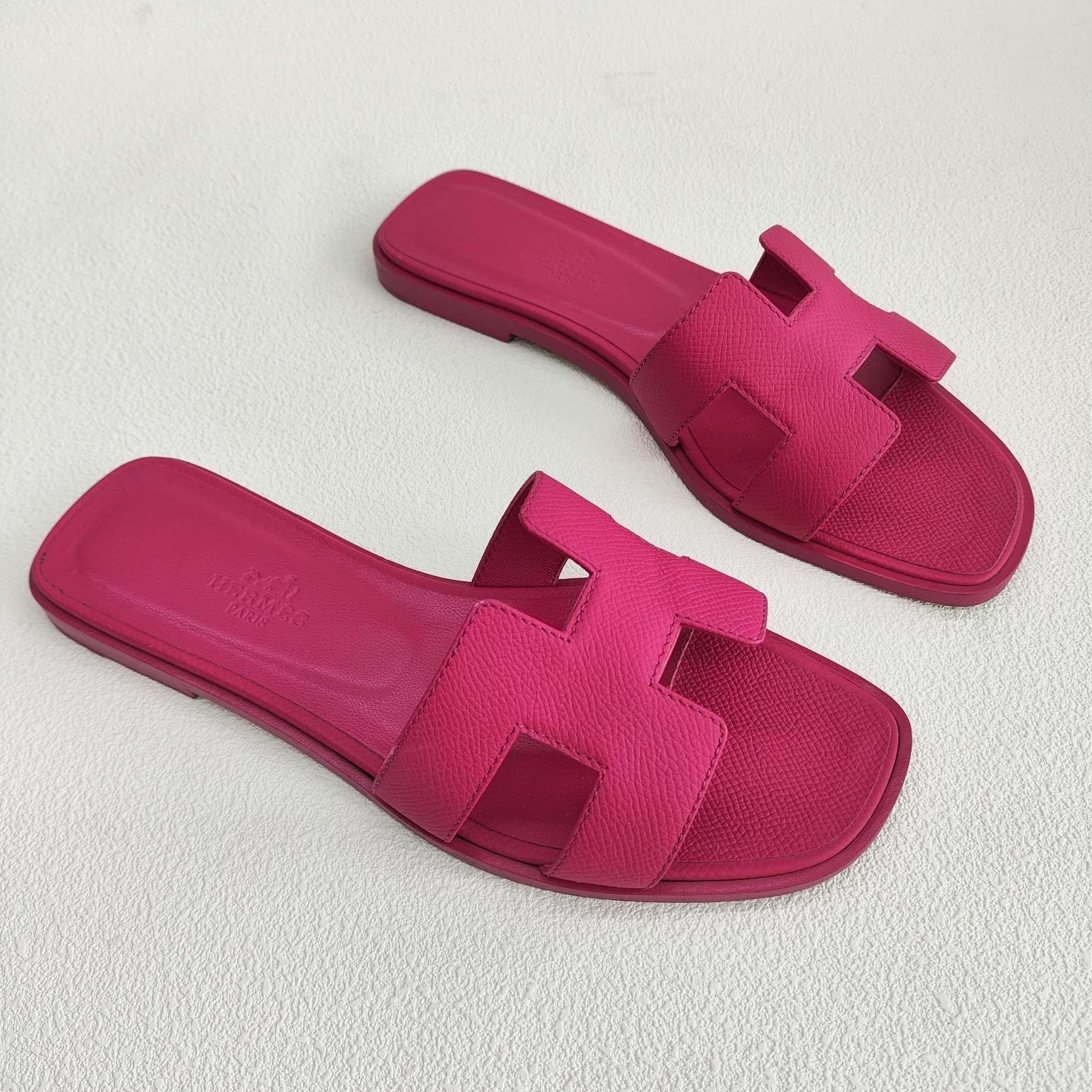 Hermes Hermes Red Sandals us_6 Women Size US 6 / IT 36 - 3 Thumbnail
