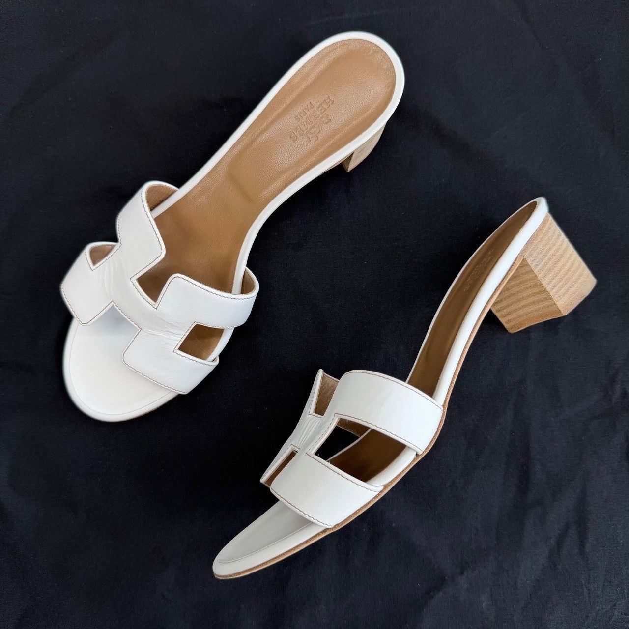 Hermes Hermes White Sandals us_8-5 Women Size US 8.5 / IT 38.5 - 8 Thumbnail