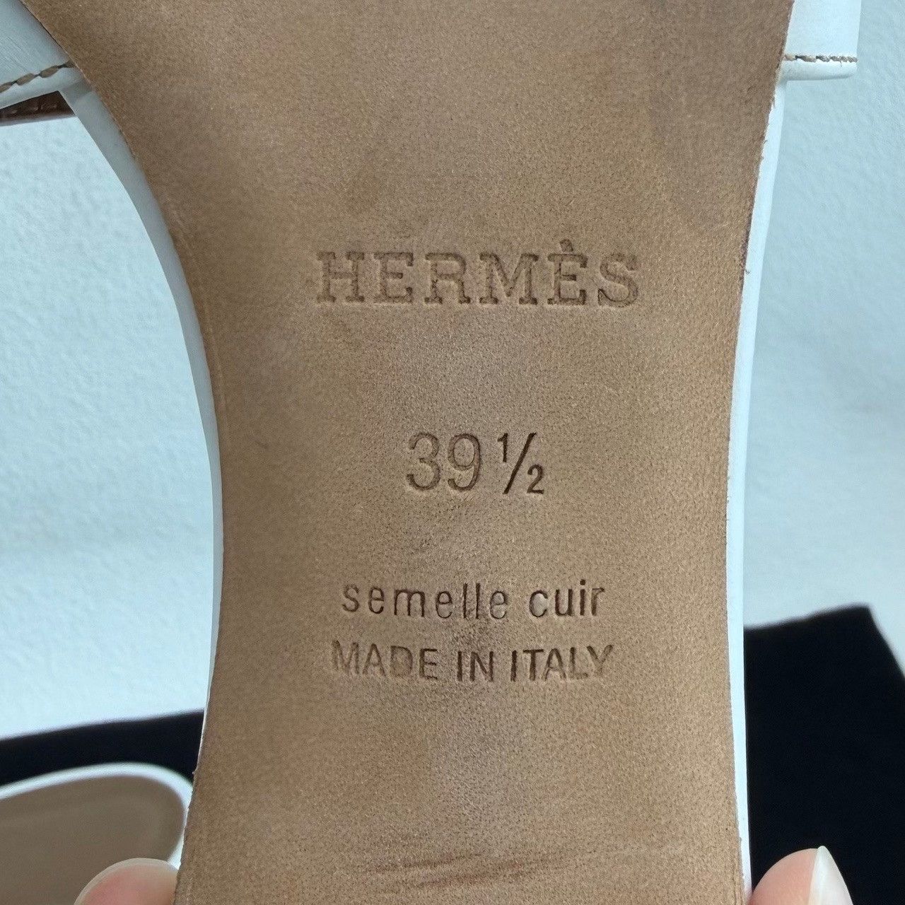 Hermes Hermes White Sandals us_8-5 Women Size US 8.5 / IT 38.5 - 6 Thumbnail