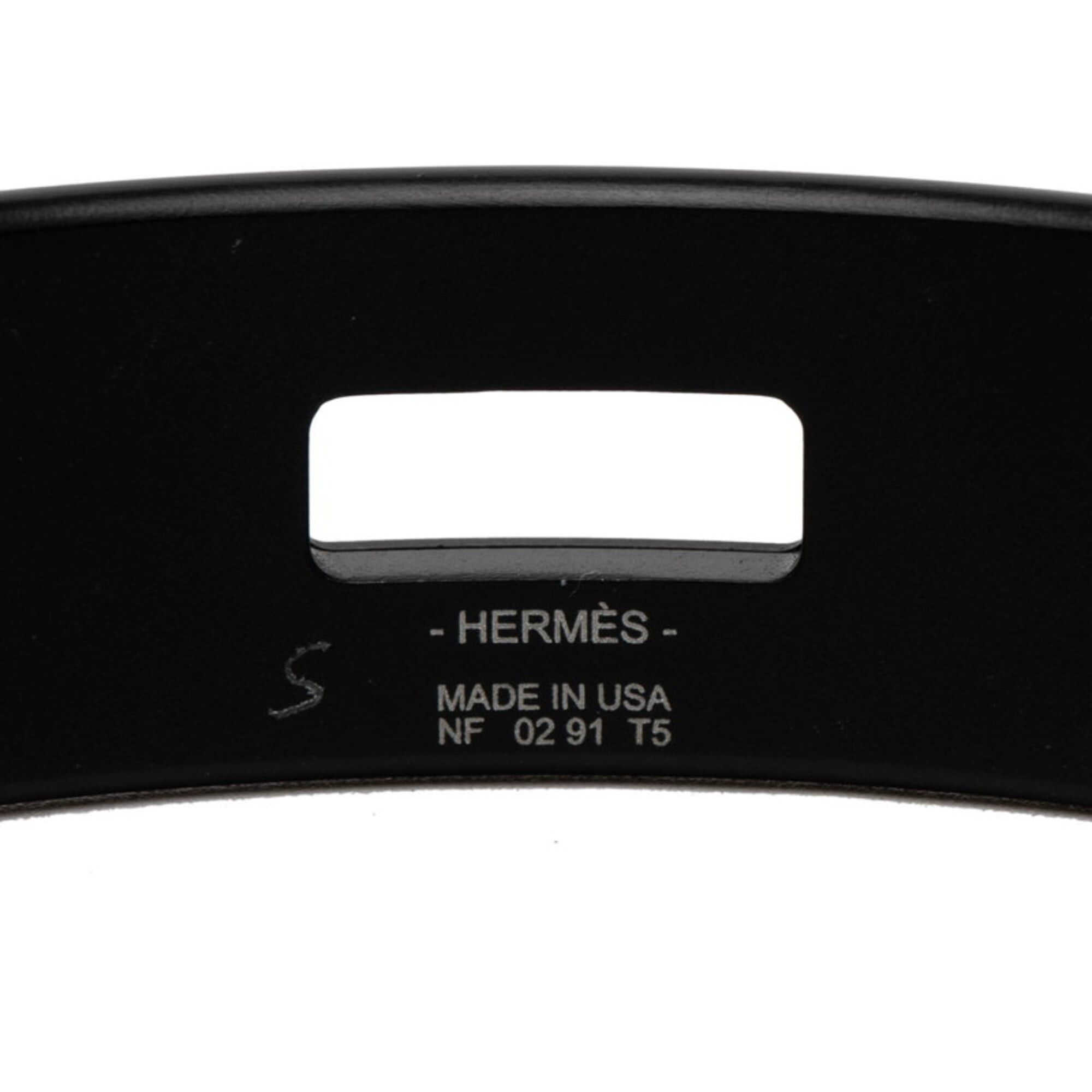 Hermes Hermes Kelly Bangle, Size T5, So Black Plated Aluminum, Men's. Size ONE SIZE - 4 Thumbnail