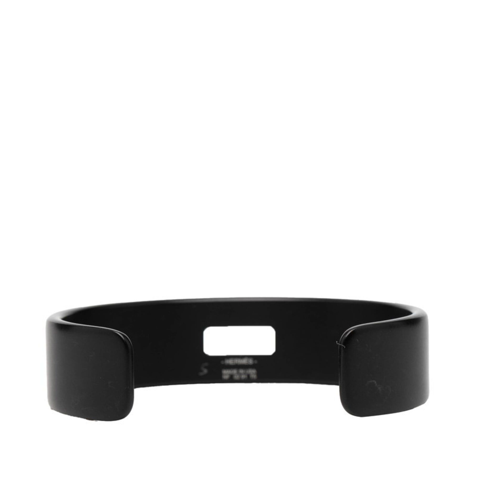 Hermes Hermes Kelly Bangle, Size T5, So Black Plated Aluminum, Men's. Size ONE SIZE - 3 Thumbnail