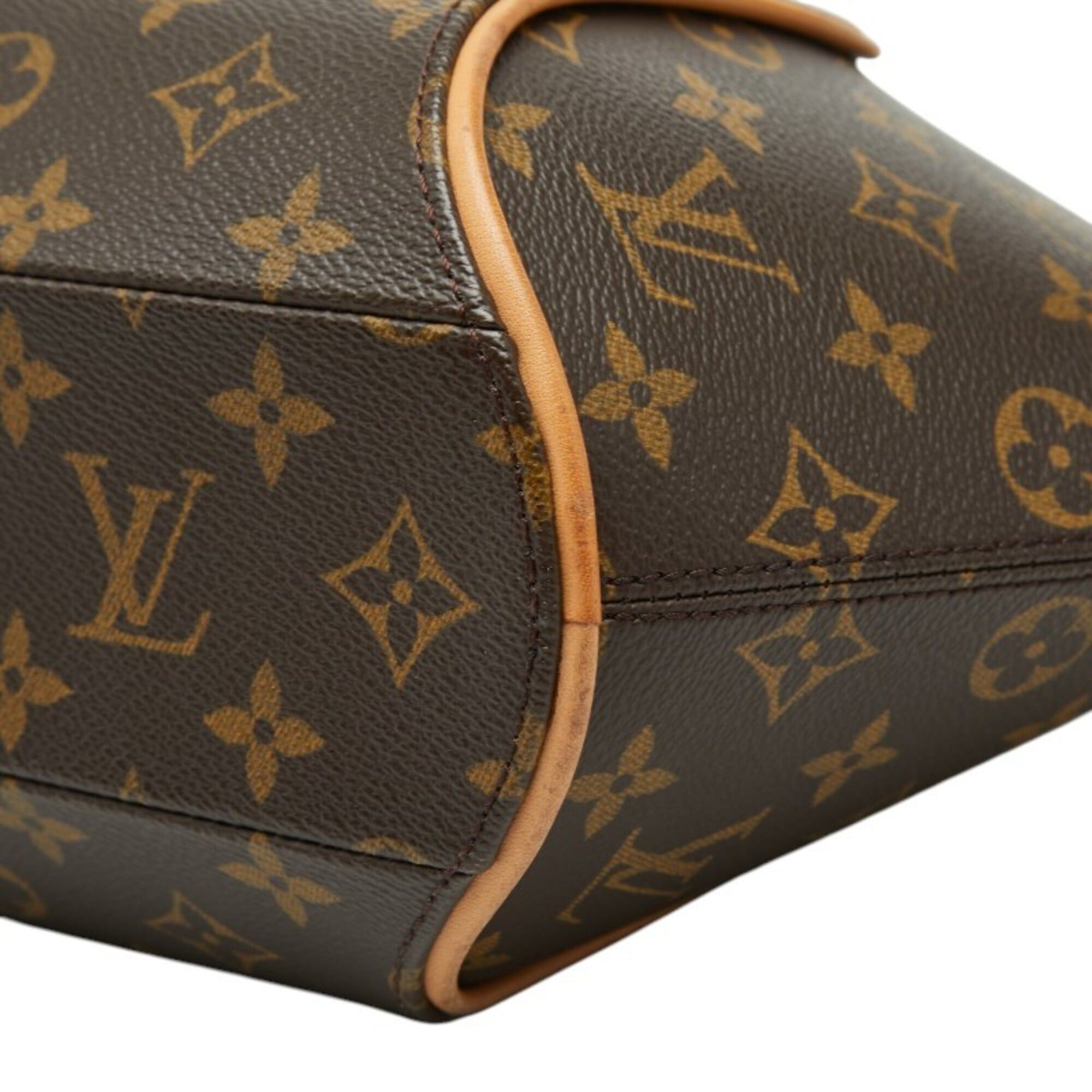 Louis Vuitton Louis Vuitton Monogram Ellipse PM Handbag M51127 Brown Leather Women's LOUIS VUITTON Size ONE SIZE - 4 Thumbnail