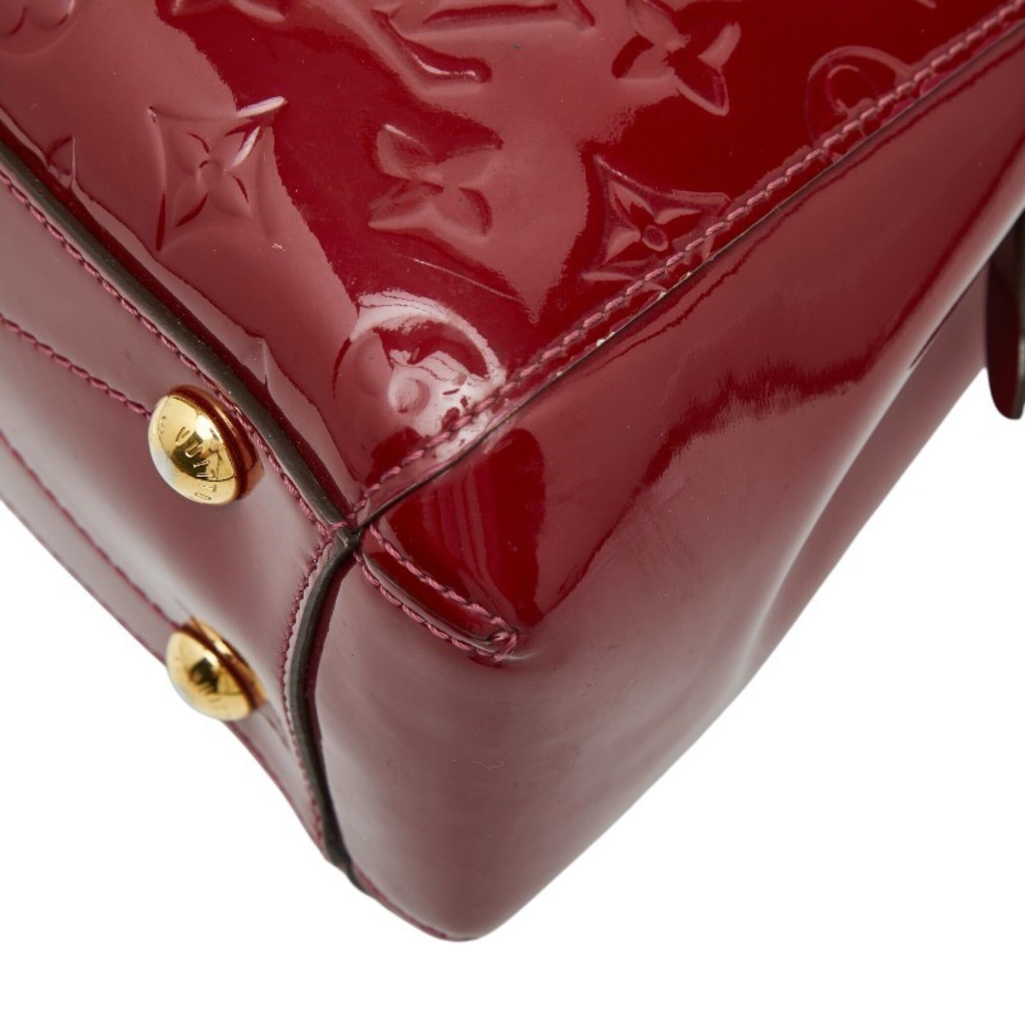 Louis Vuitton Louis Vuitton Monogram Vernis Montaigne BB Handbag Shoulder Bag 2WAY M50172 Rose Indien Red Patent Leather Women's LOUIS VUITTON Size ONE SIZE - 6 Thumbnail