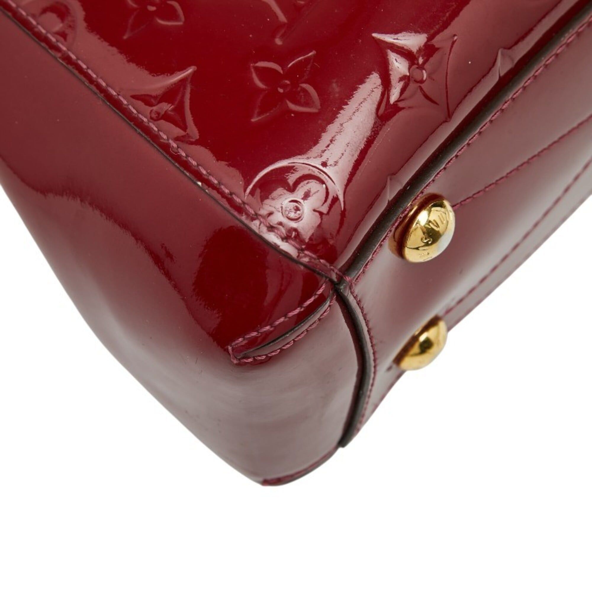 Louis Vuitton Louis Vuitton Monogram Vernis Montaigne BB Handbag Shoulder Bag 2WAY M50172 Rose Indien Red Patent Leather Women's LOUIS VUITTON Size ONE SIZE - 7 Thumbnail