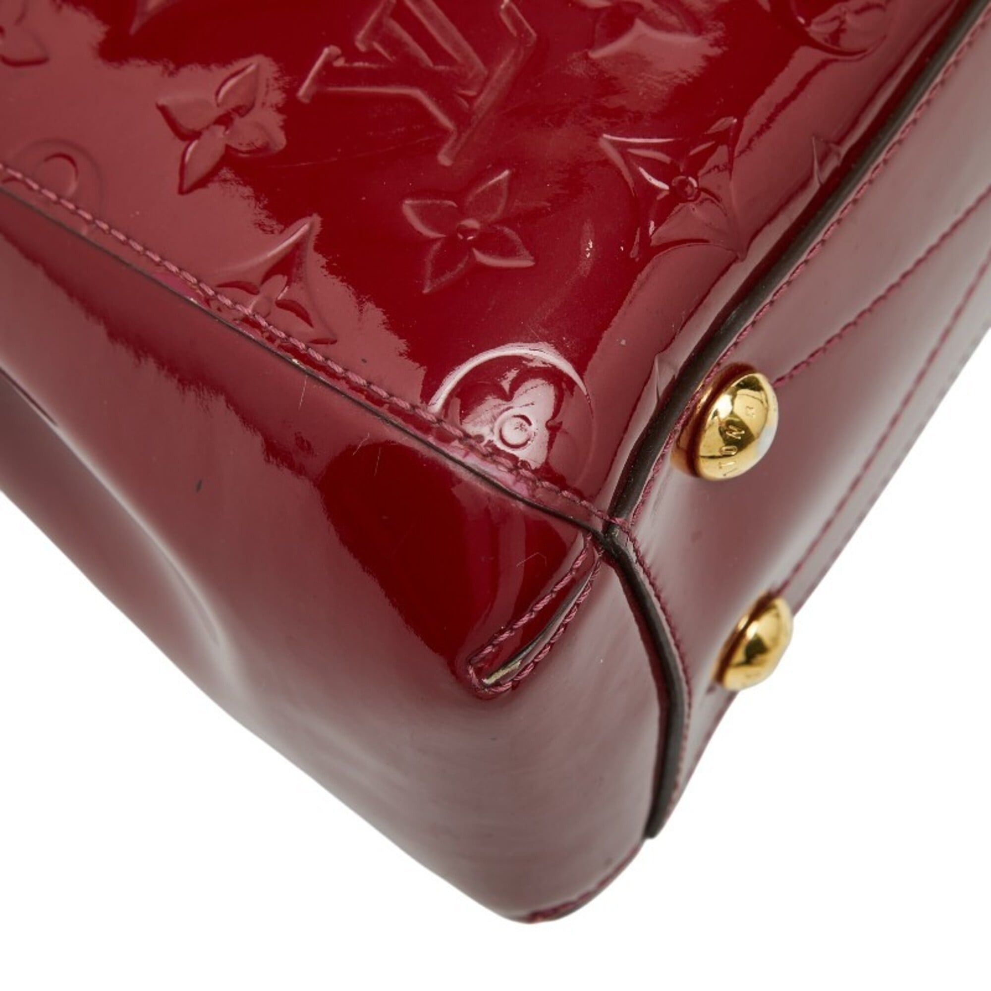 Louis Vuitton Louis Vuitton Monogram Vernis Montaigne BB Handbag Shoulder Bag 2WAY M50172 Rose Indien Red Patent Leather Women's LOUIS VUITTON Size ONE SIZE - 5 Thumbnail