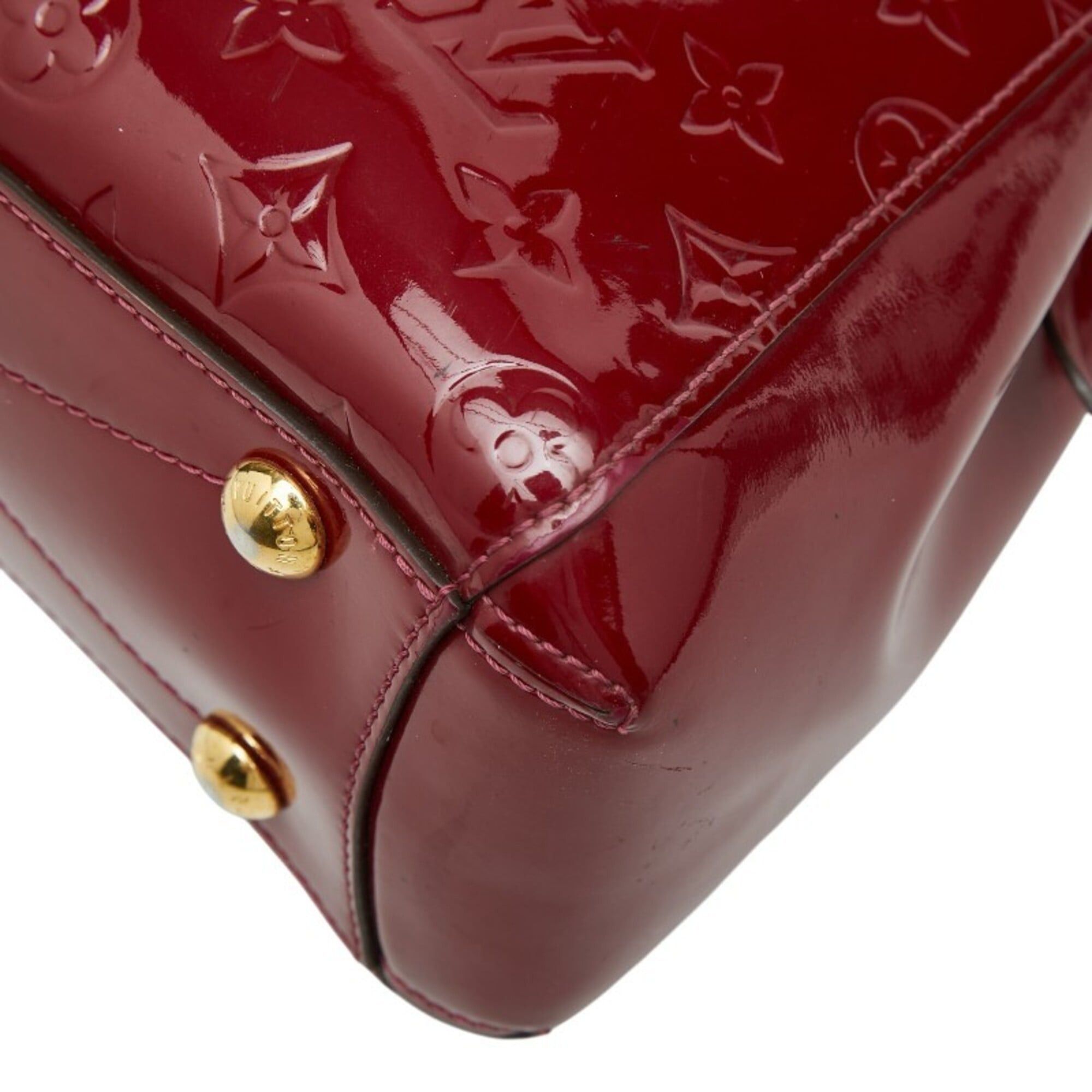 Louis Vuitton Louis Vuitton Monogram Vernis Montaigne BB Handbag Shoulder Bag 2WAY M50172 Rose Indien Red Patent Leather Women's LOUIS VUITTON Size ONE SIZE - 4 Thumbnail