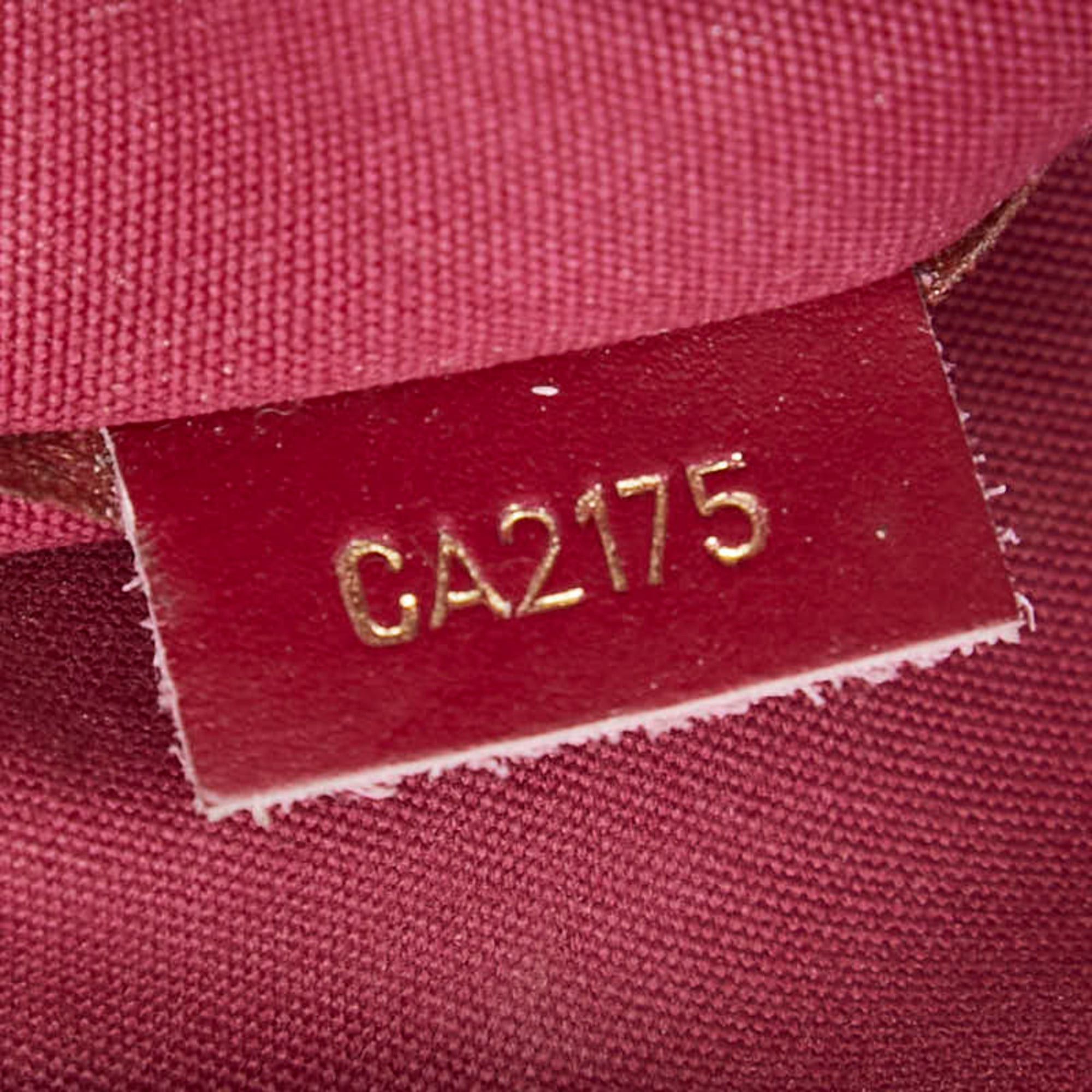 Louis Vuitton Louis Vuitton Monogram Vernis Montaigne BB Handbag Shoulder Bag 2WAY M50172 Rose Indien Red Patent Leather Women's LOUIS VUITTON Size ONE SIZE - 12 Thumbnail