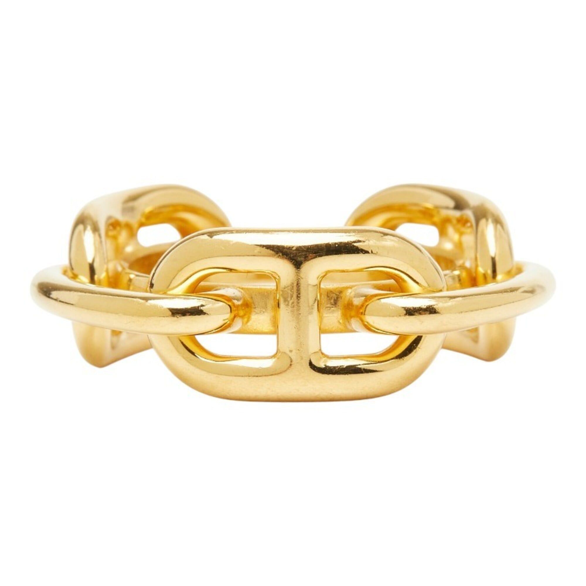 Hermes Hermes Lucadet Chaine d'Ancre Scarf Muffler Ring Gold Plated Women's HERMES Size ONE SIZE - 2 Thumbnail