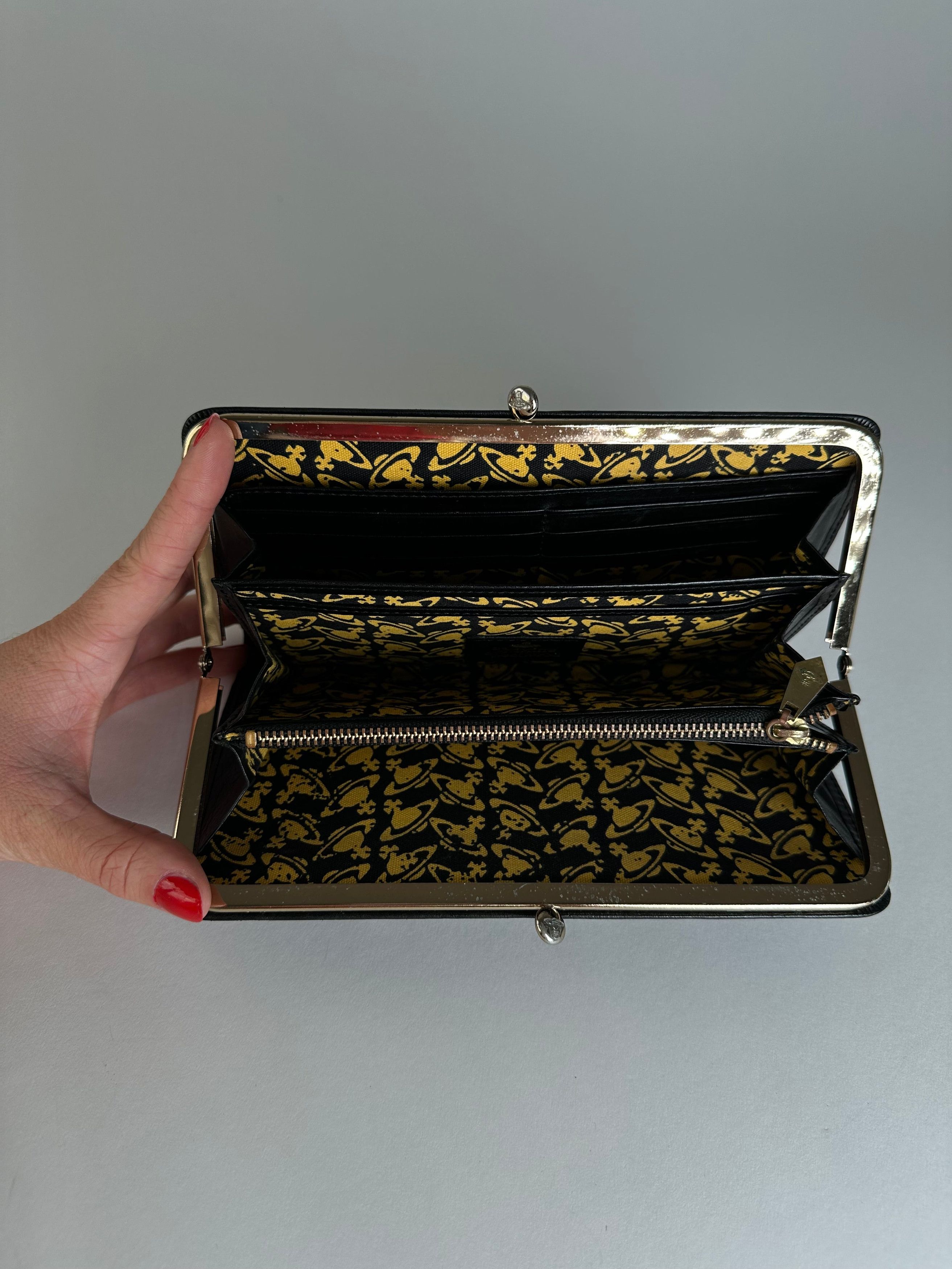 Vivienne Westwood Vintage Leather Wallet Black Size ONE SIZE - 4 Thumbnail