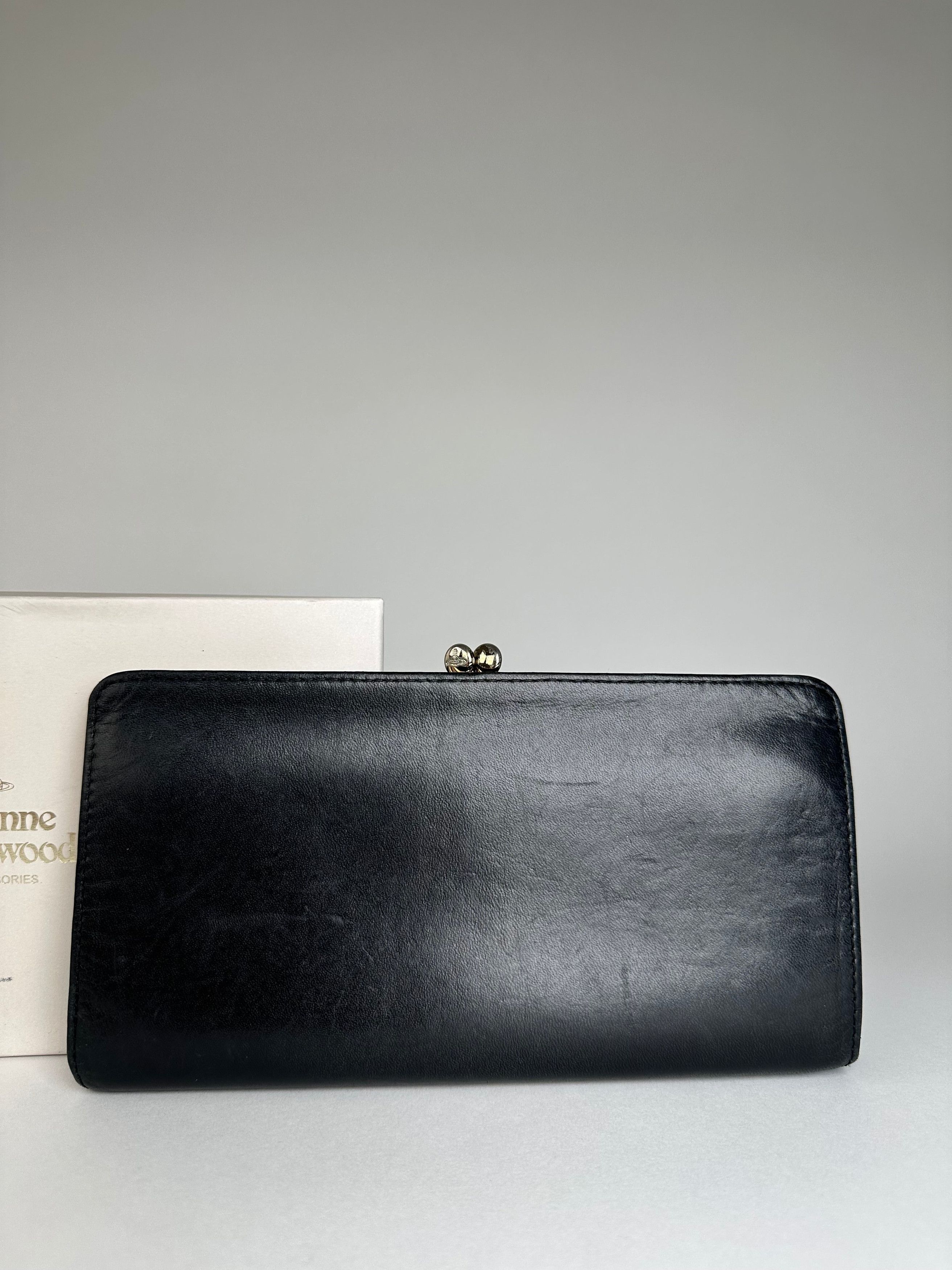 Vivienne Westwood Vintage Leather Wallet Black Size ONE SIZE - 11 Thumbnail