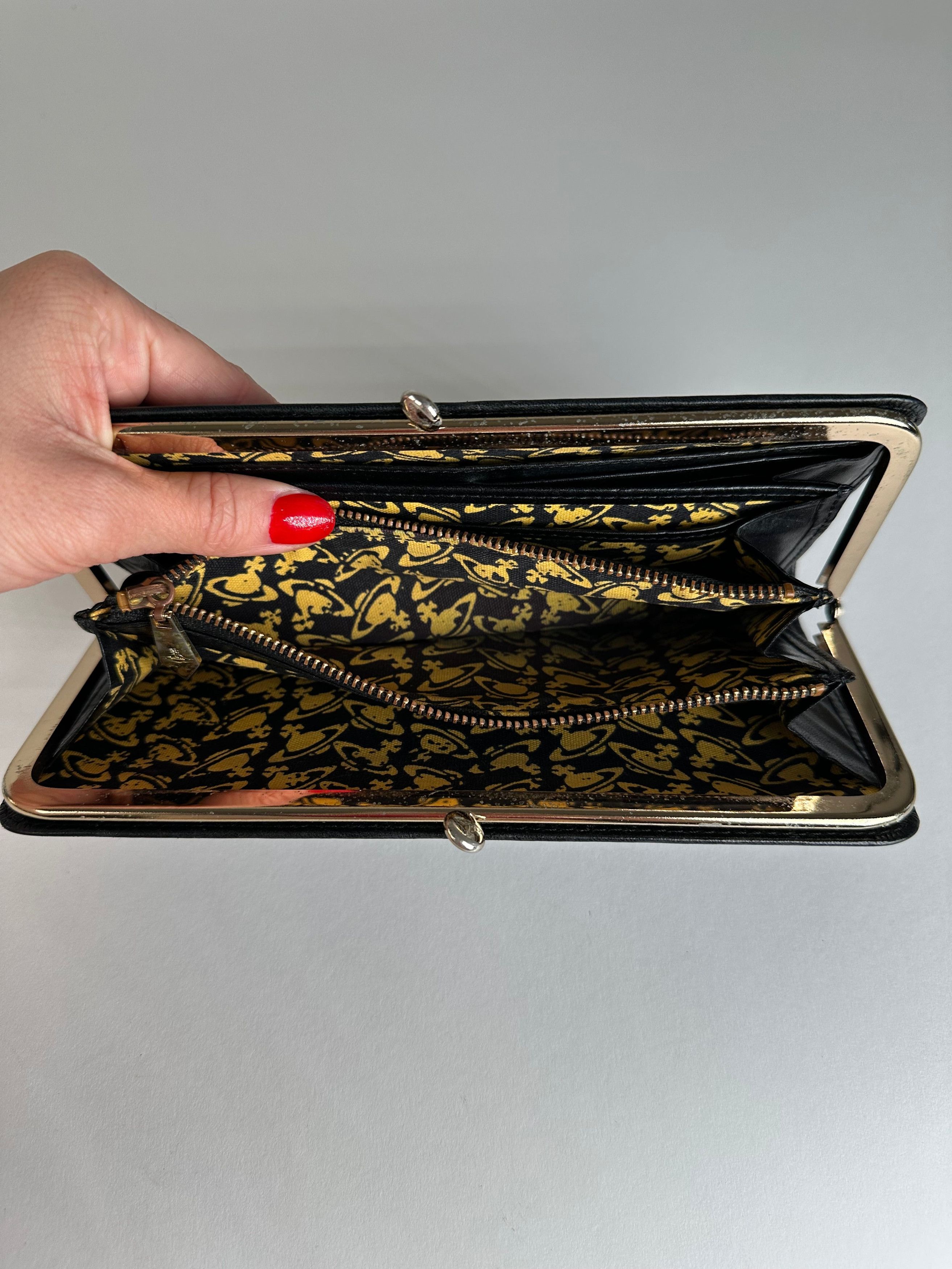 Vivienne Westwood Vintage Leather Wallet Black Size ONE SIZE - 6 Thumbnail