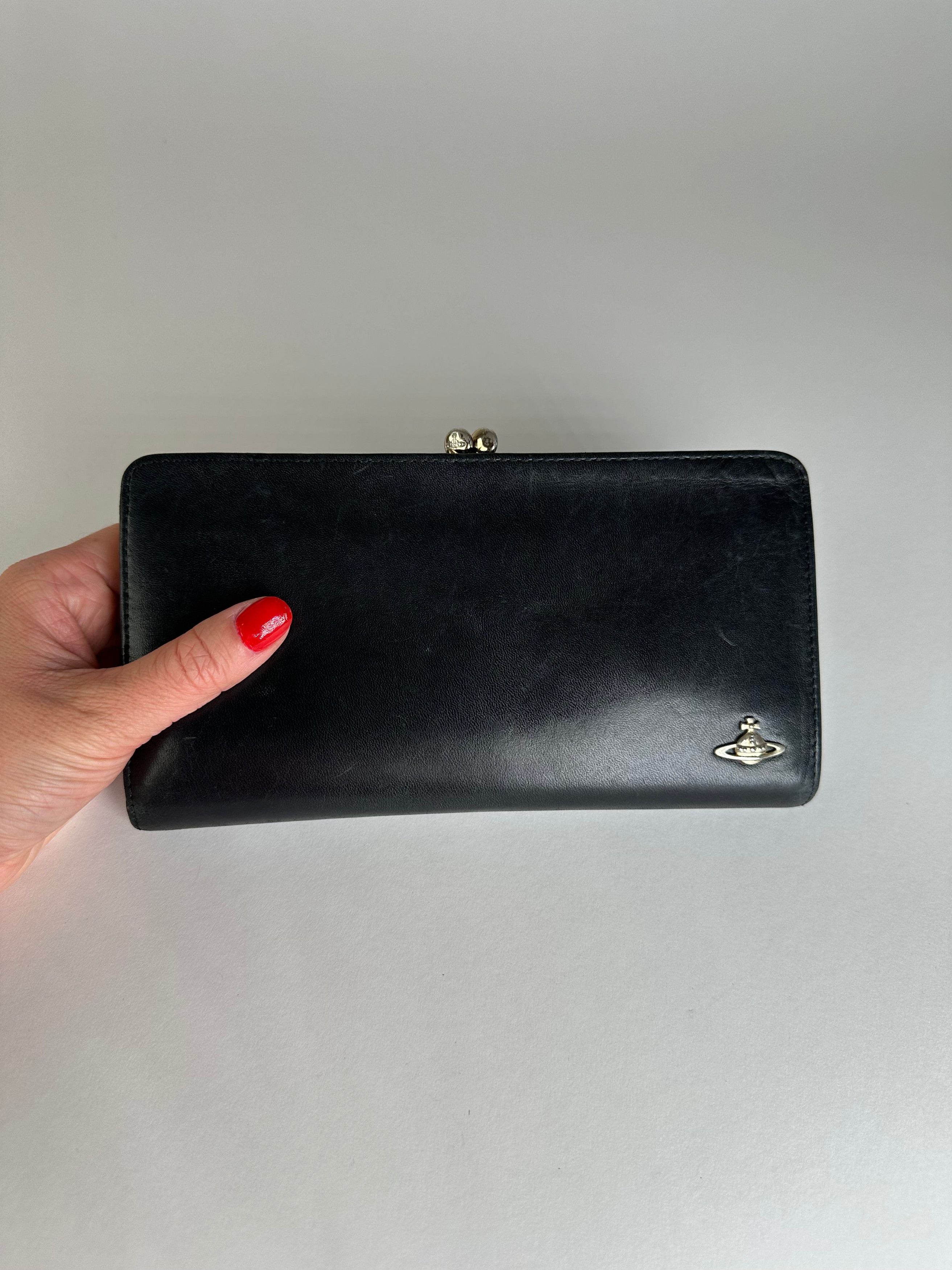 Vivienne Westwood Vintage Leather Wallet Black Size ONE SIZE - 3 Thumbnail