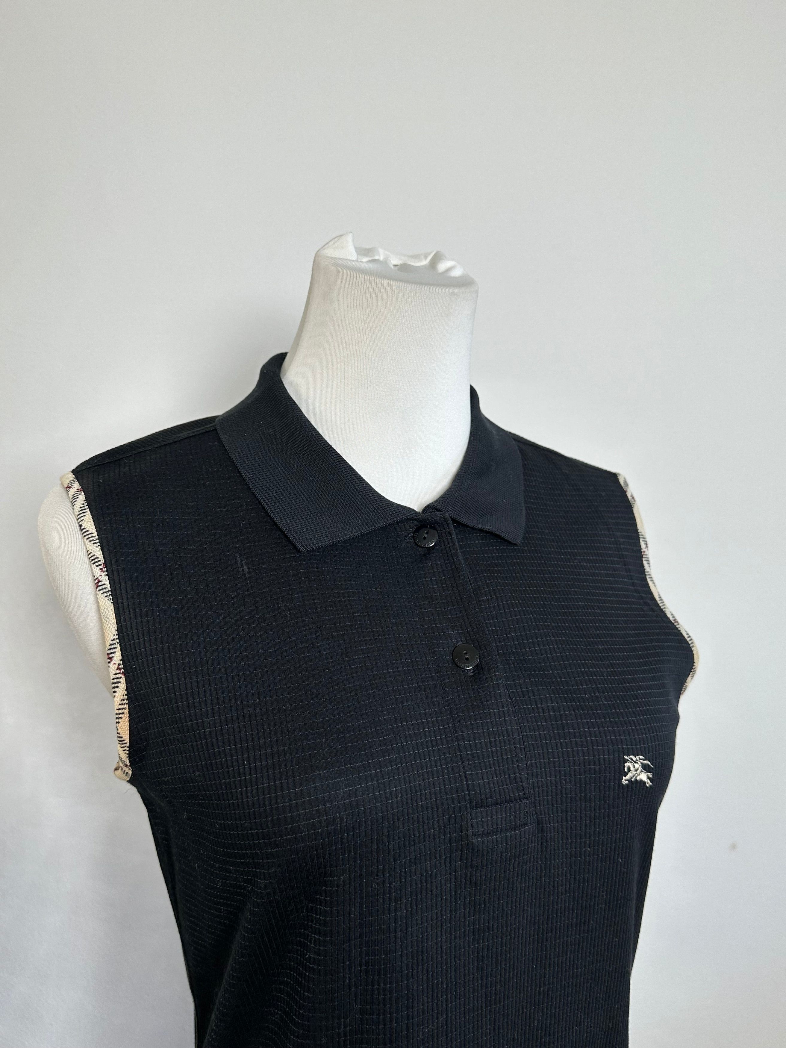 Burberry Vintage Sleeveless Dress Black 38/M Size M / US 6-8 / IT 42-44 - 4 Thumbnail