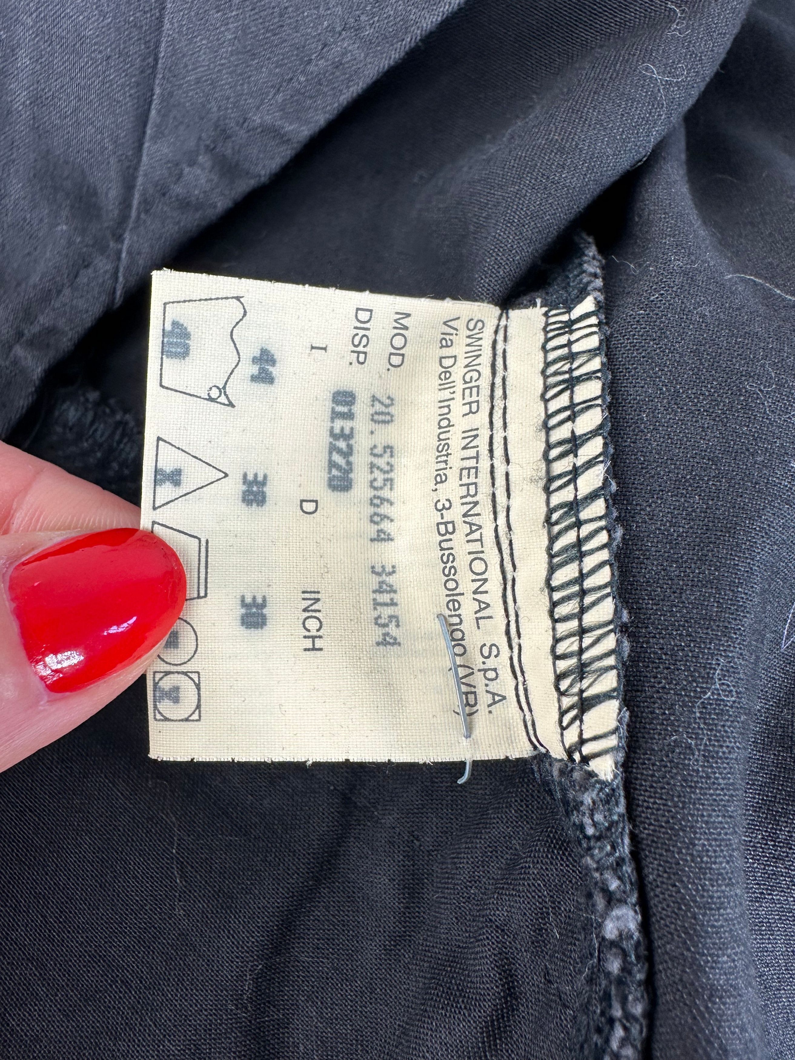 Fendi Vintage Roma Zipper Shirt / Mini Jacket Black Size M / US 6-8 / IT 42-44 - 10 Thumbnail