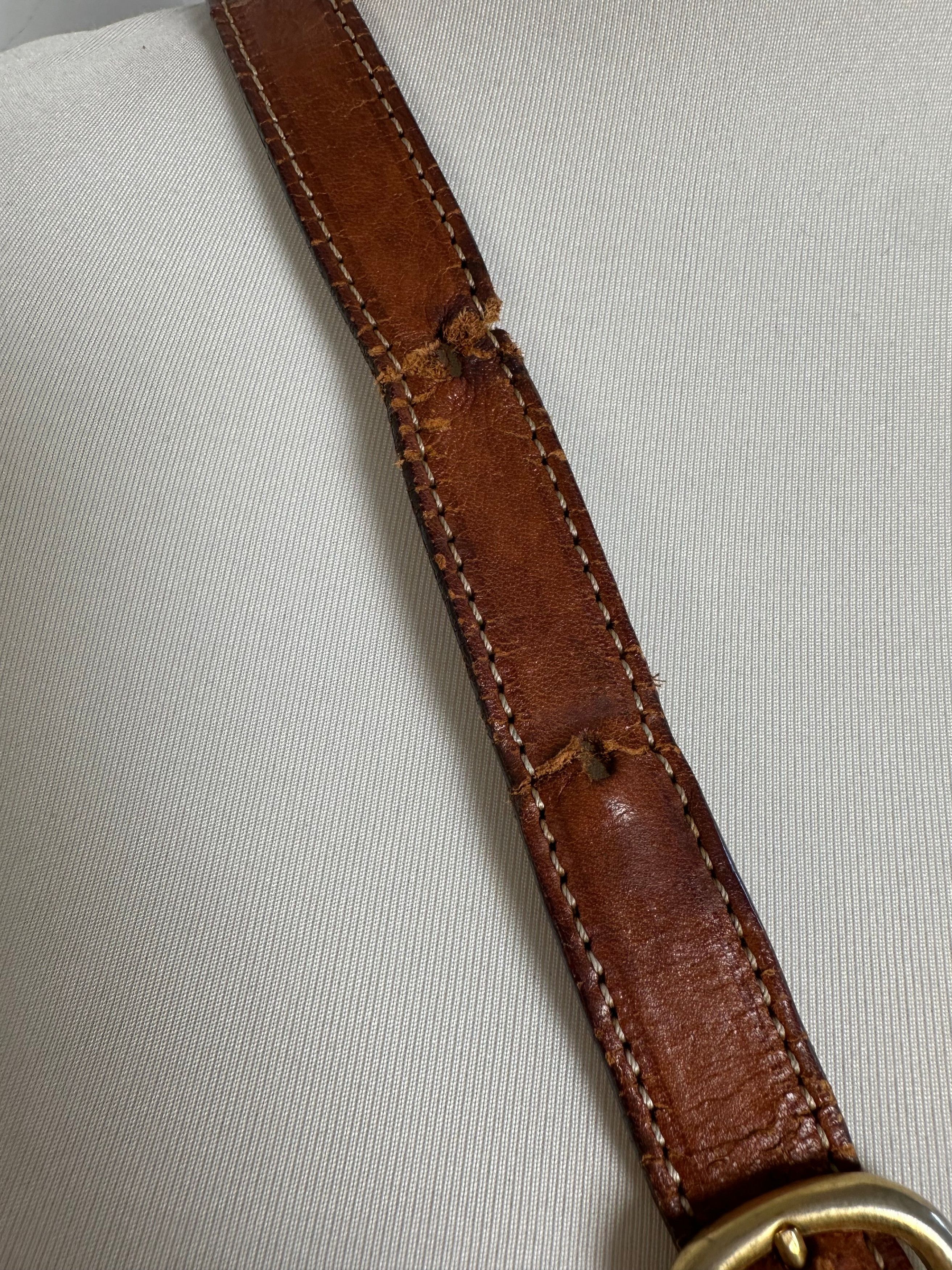 Celine Vintage Paris Triomphe Monogram Leather Shoulder Bag Brown Size ONE SIZE - 11 Thumbnail