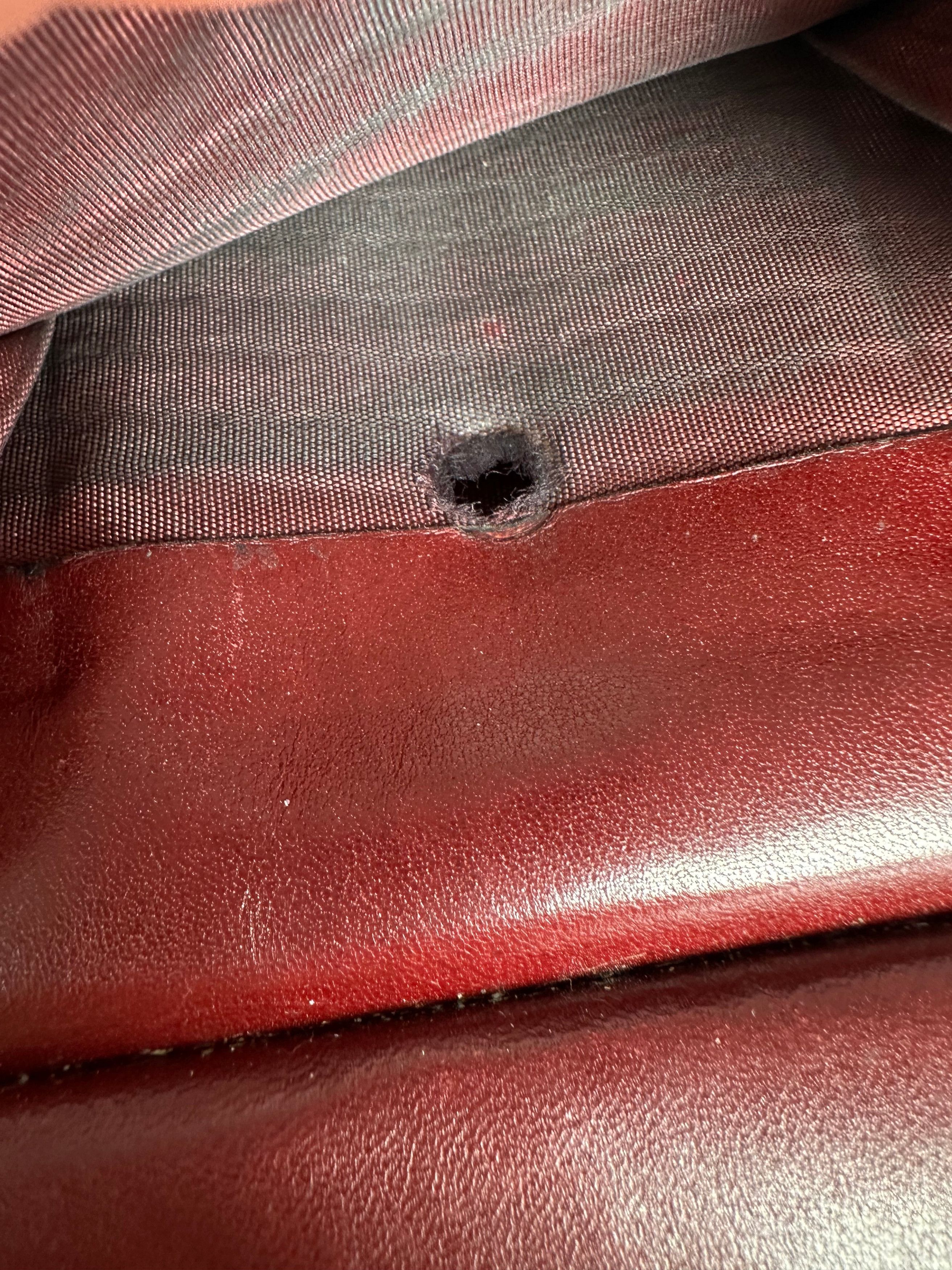 Givenchy Vintage Flapable Leather Wallet Burgundy Size ONE SIZE - 6 Thumbnail