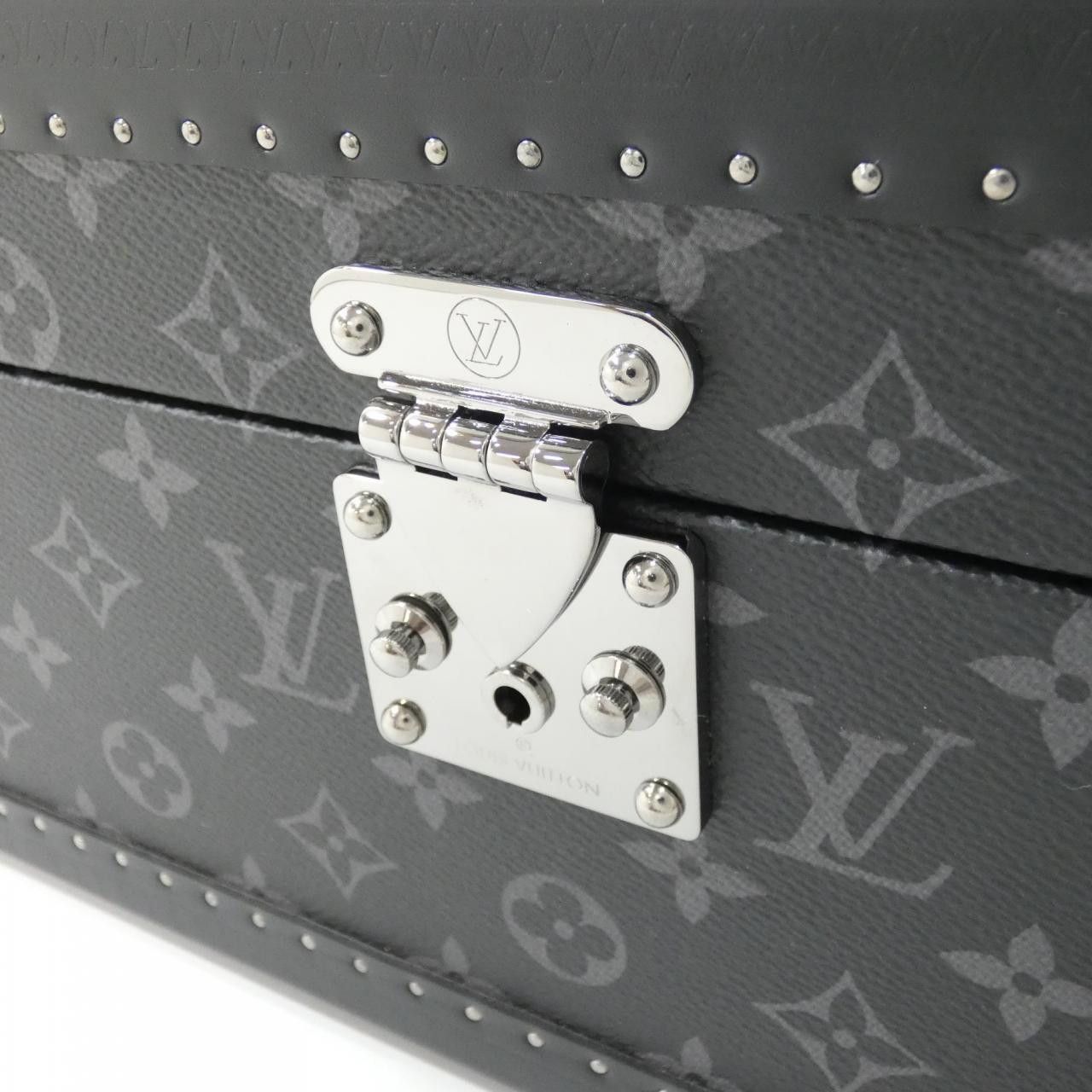 Louis Vuitton Louis Vuitton Louis Vuitton Monogram Eclipse Jewelry Case Textile Vanity Bag M44127 DUTY FREE for USA Size ONE SIZE - 3 Thumbnail