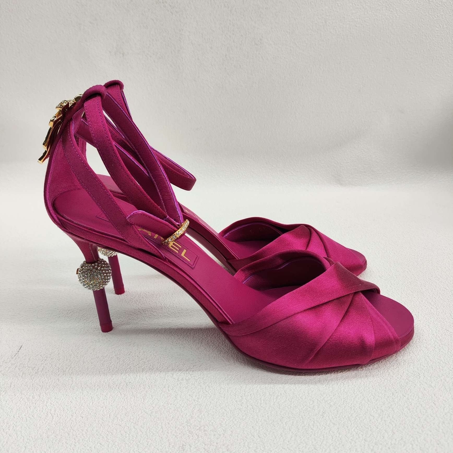 Chanel Chanel Red Sandals us_6-5 Women Size US 6.5 / IT 36.5 - 4 Thumbnail