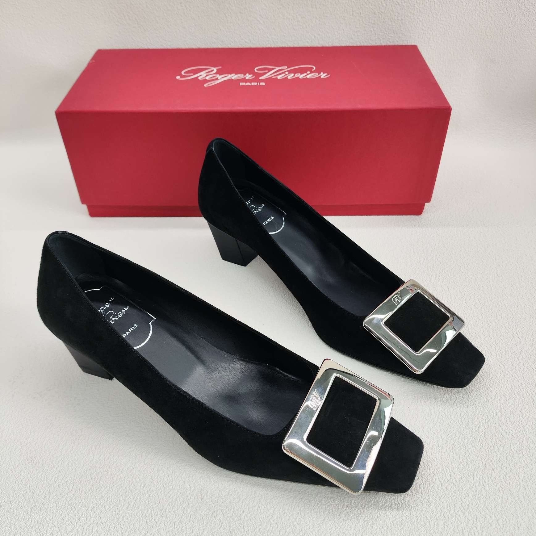 Roger Vivier Roger Vivier Retro Black Lowtop Sneakers us_5 Women Size US 5 / IT 35 - 3 Thumbnail