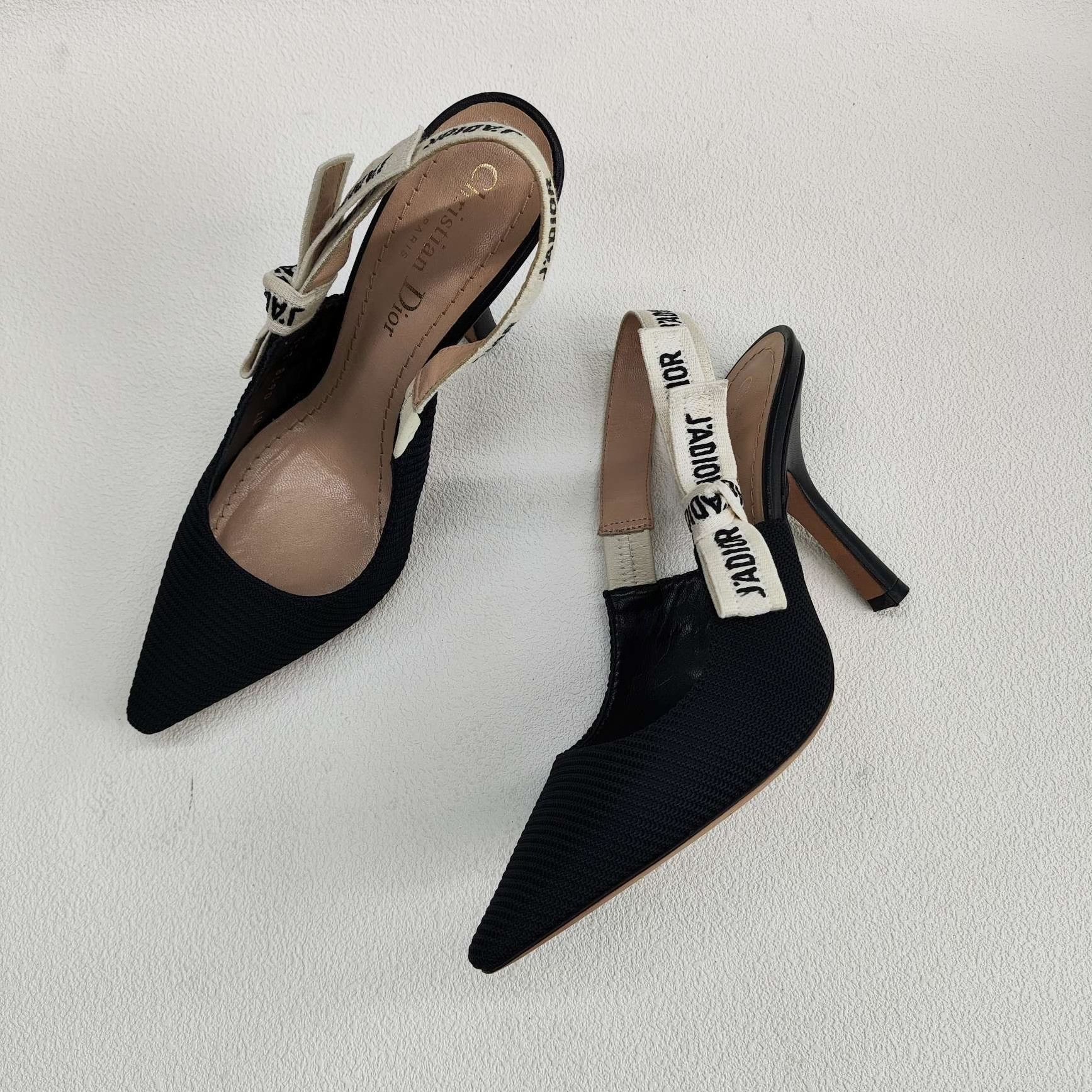 Dior Dior Black Sandals us_5 Women Size US 5 / IT 35 - 8 Thumbnail