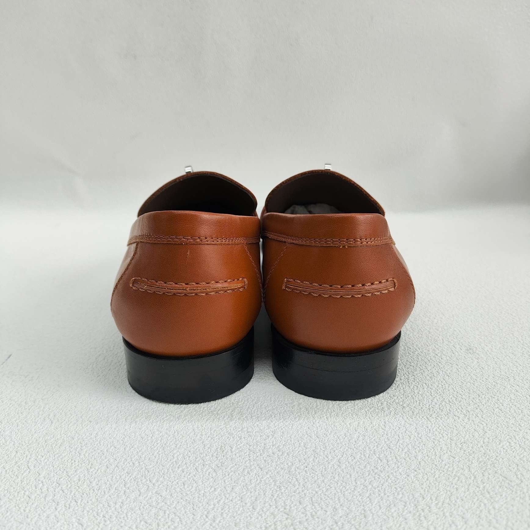 Hermes Hermes Leather Brown Lowtop Sneakers us_6-5 Women Size US 6.5 / IT 36.5 - 5 Thumbnail