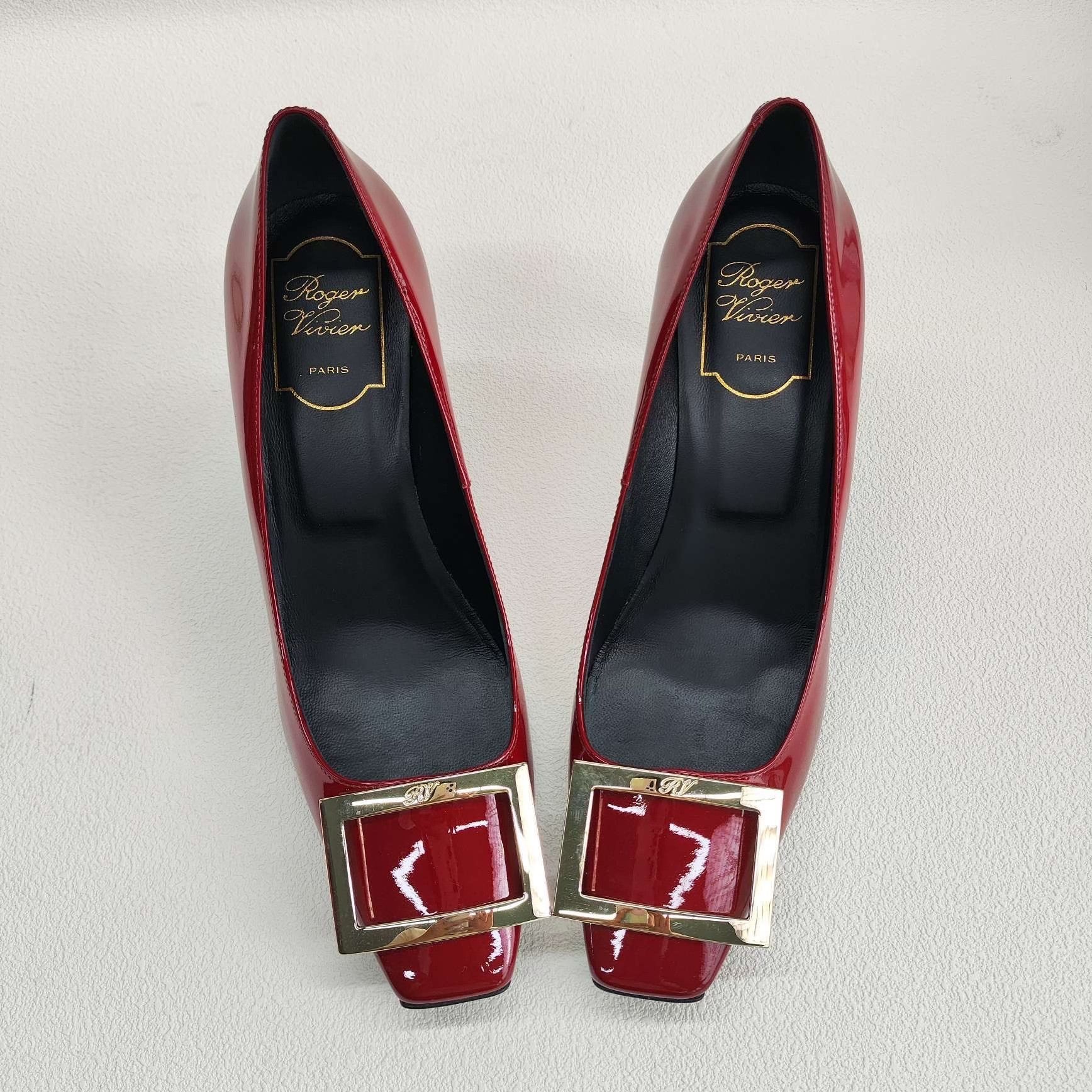Roger Vivier Roger Vivier Retro Red Lowtop Sneakers us_7-5 Women Size US 7.5 / IT 37.5 - 9 Thumbnail