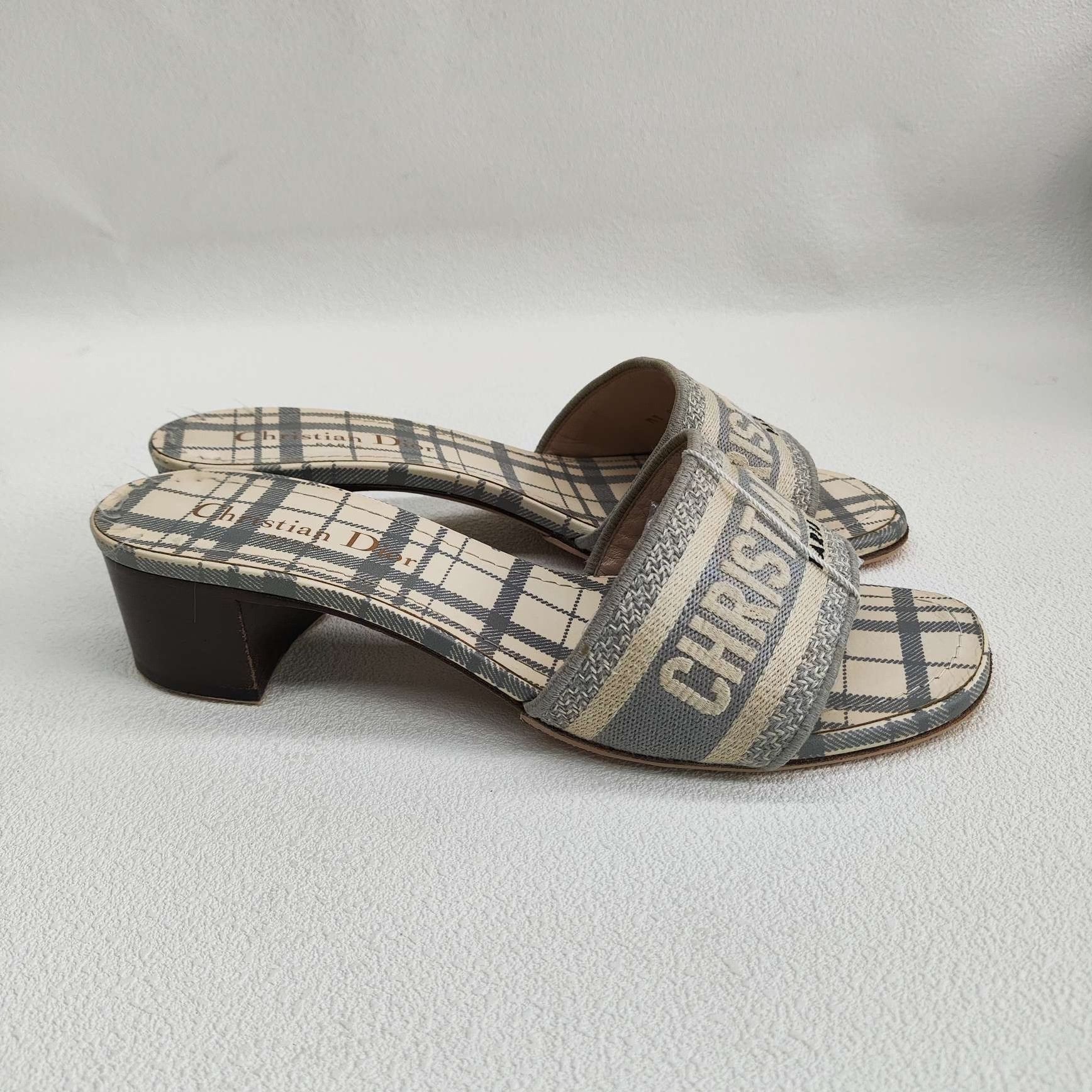Dior Dior Lightweight Gray Sandals us_6-5 Women Size US 6.5 / IT 36.5 - 4 Thumbnail