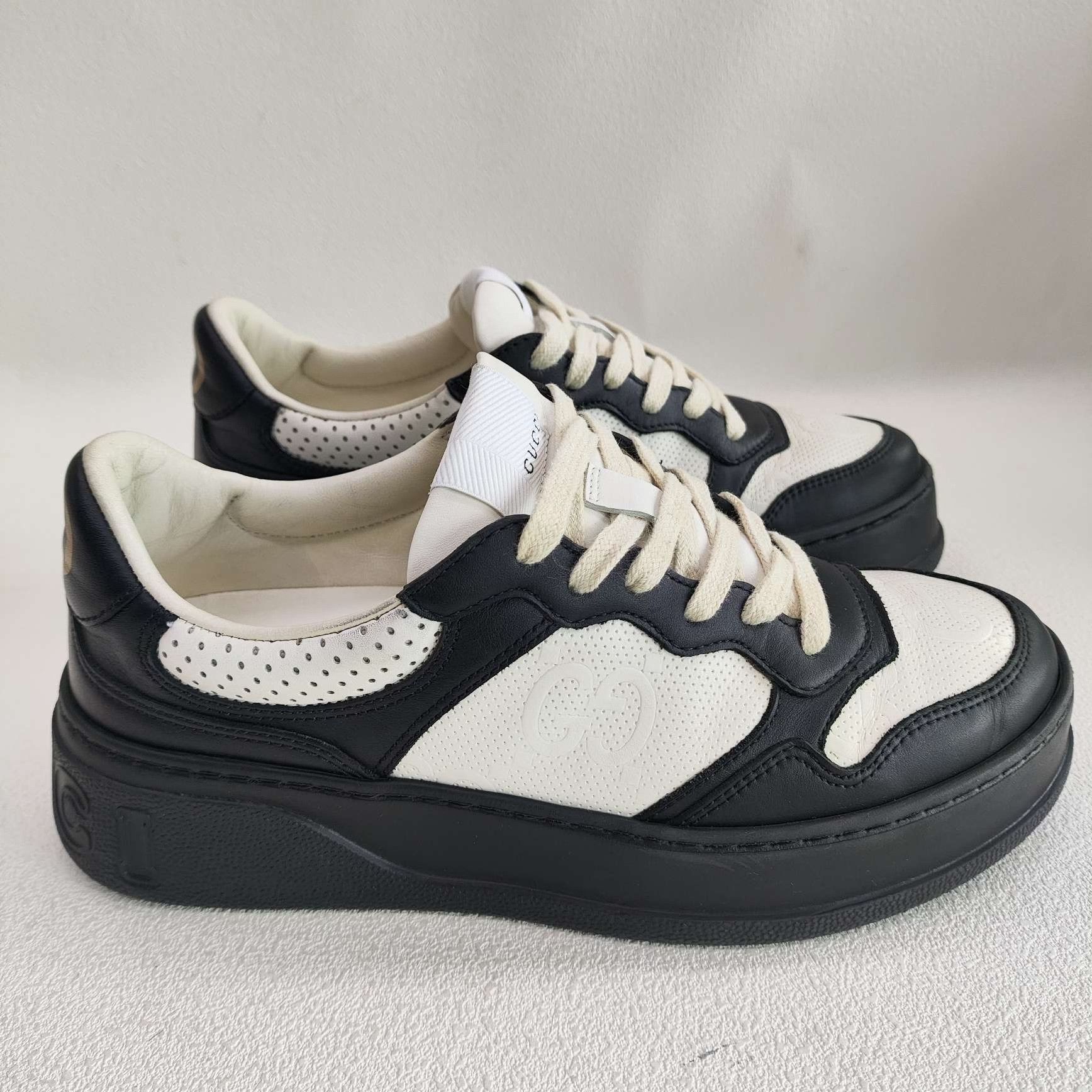 Gucci Gucci Casual Printed Black Lowtop Sneakers us_6-5 Women Size US 6.5 / IT 36.5 - 4 Thumbnail