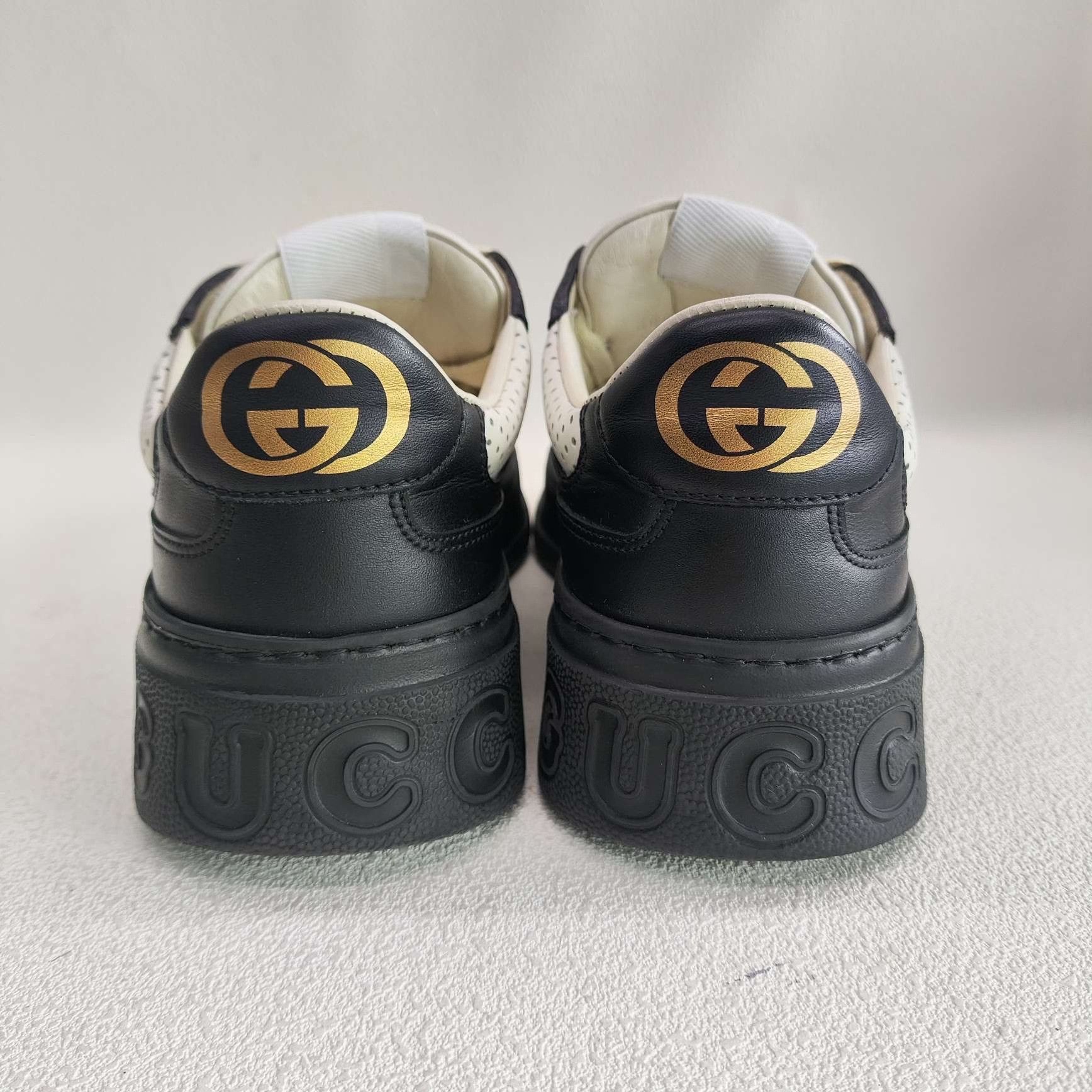 Gucci Gucci Casual Printed Black Lowtop Sneakers us_6-5 Women Size US 6.5 / IT 36.5 - 5 Thumbnail