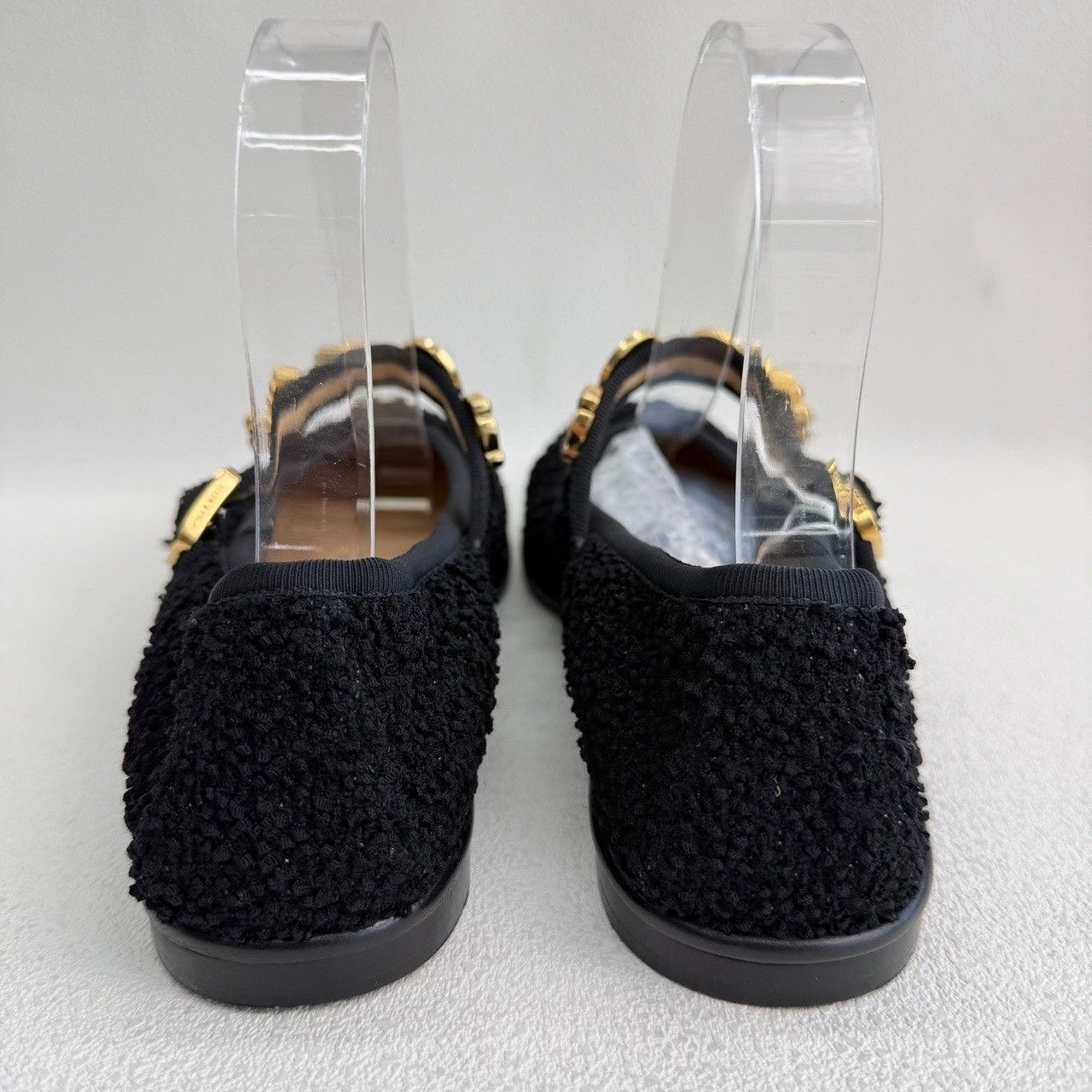 Chanel Chanel Wool Black Lowtop Sneakers us_7-5 Women Size US 7.5 / IT 37.5 - 5 Thumbnail
