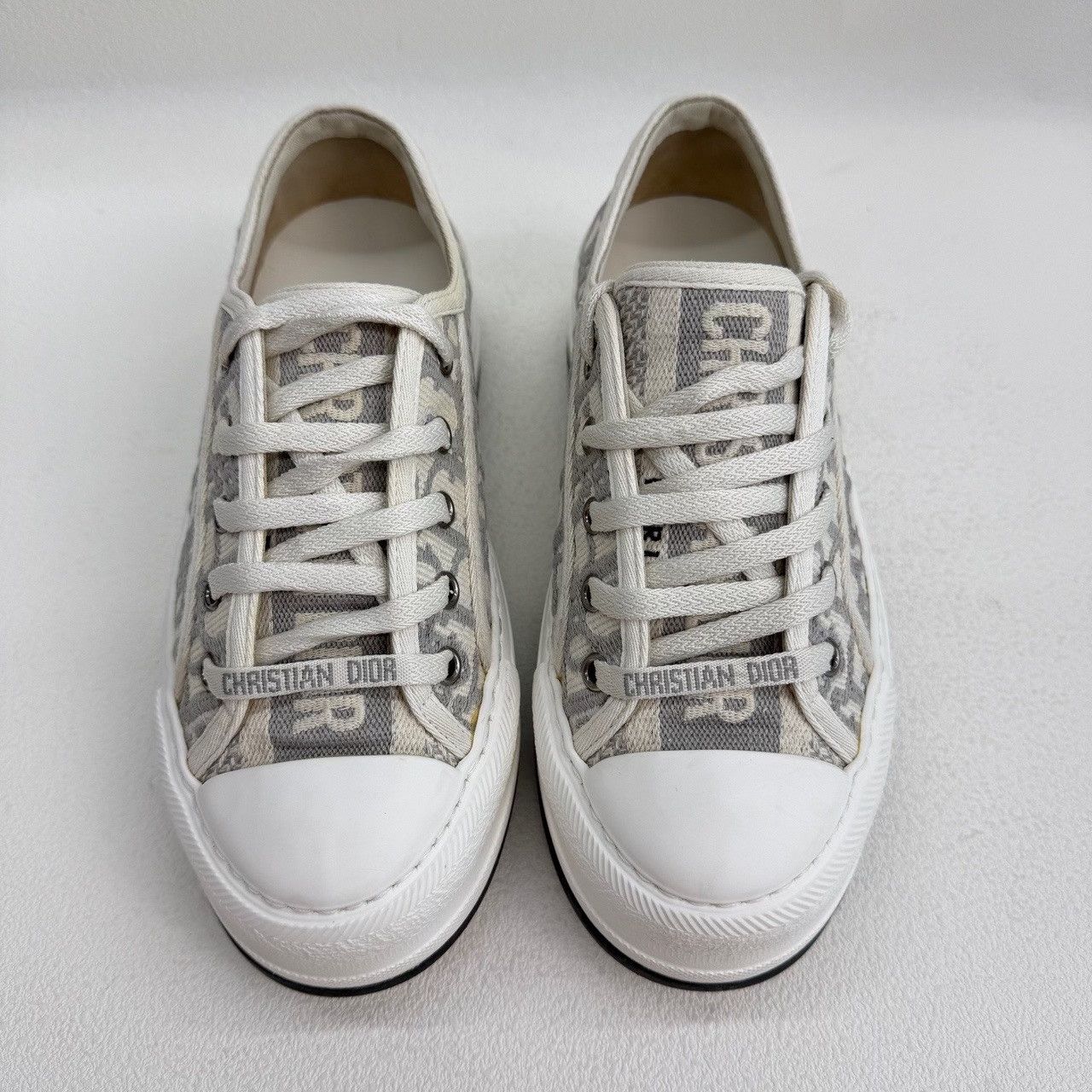 Dior Dior Gray Lowtop Sneakers us_5 Women Size US 5 / IT 35 - 2 Thumbnail