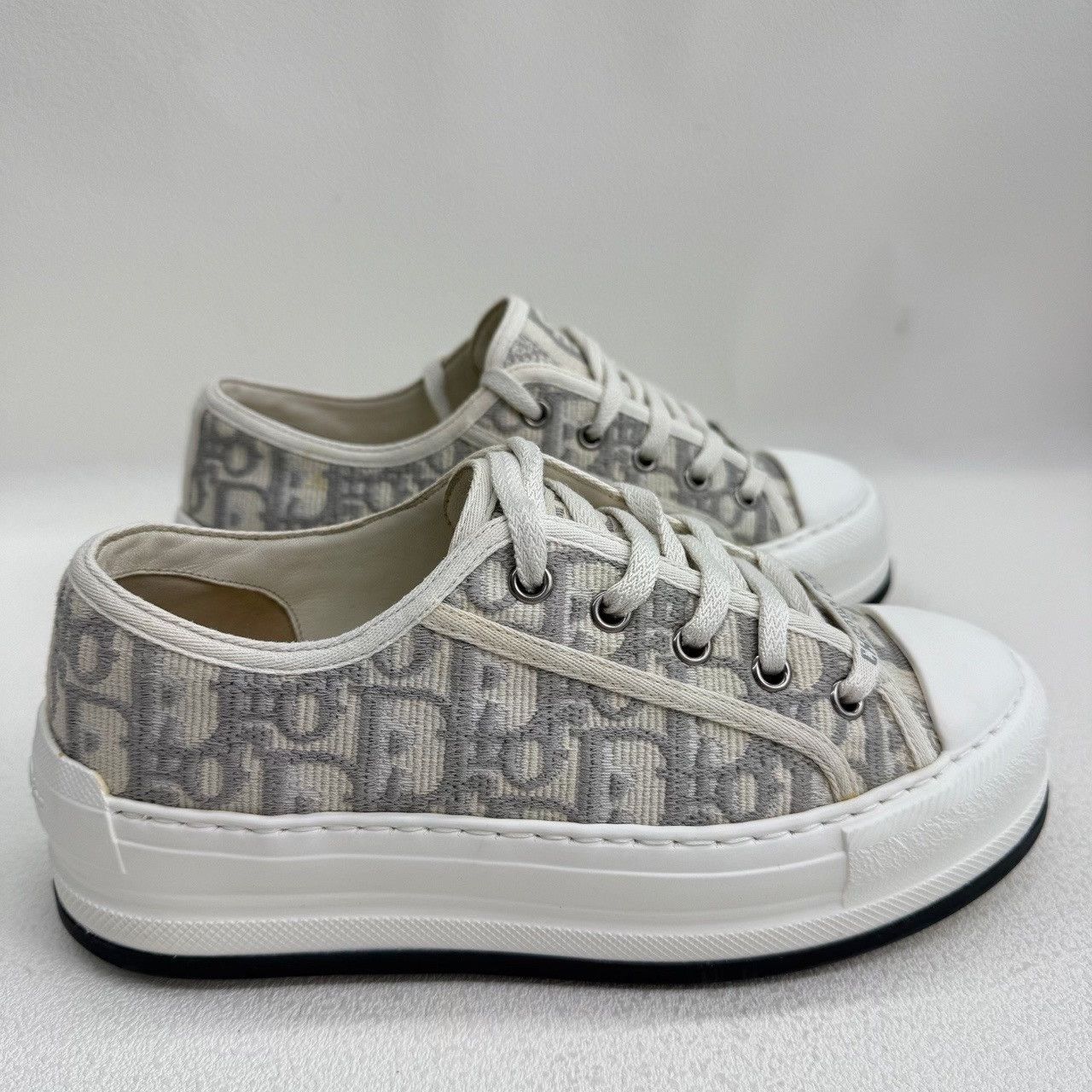 Dior Dior Gray Lowtop Sneakers us_5 Women Size US 5 / IT 35 - 4 Thumbnail