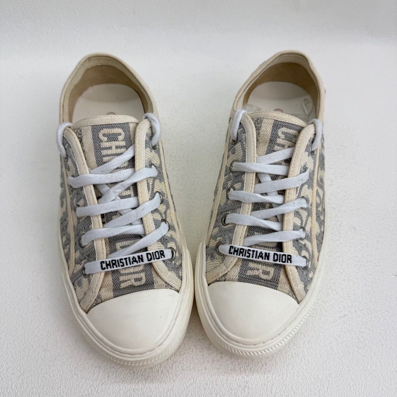 Dior Dior Retro Gray Lowtop Sneakers us_6 Women Size US 6 / IT 36 - 9 Thumbnail