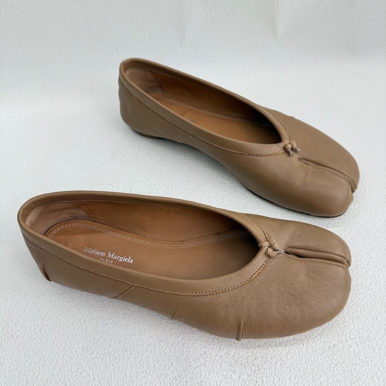 Maison Margiela Maison Margiela Leather Brown Lowtop Sneakers us_6 Women Size US 6 / IT 36 - 2 Thumbnail