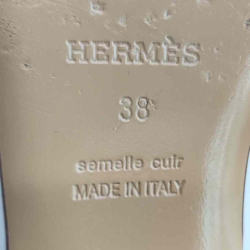 Hermes Hermes Gold Sandals us_7-5 Women Size US 7.5 / IT 37.5 - 6 Thumbnail