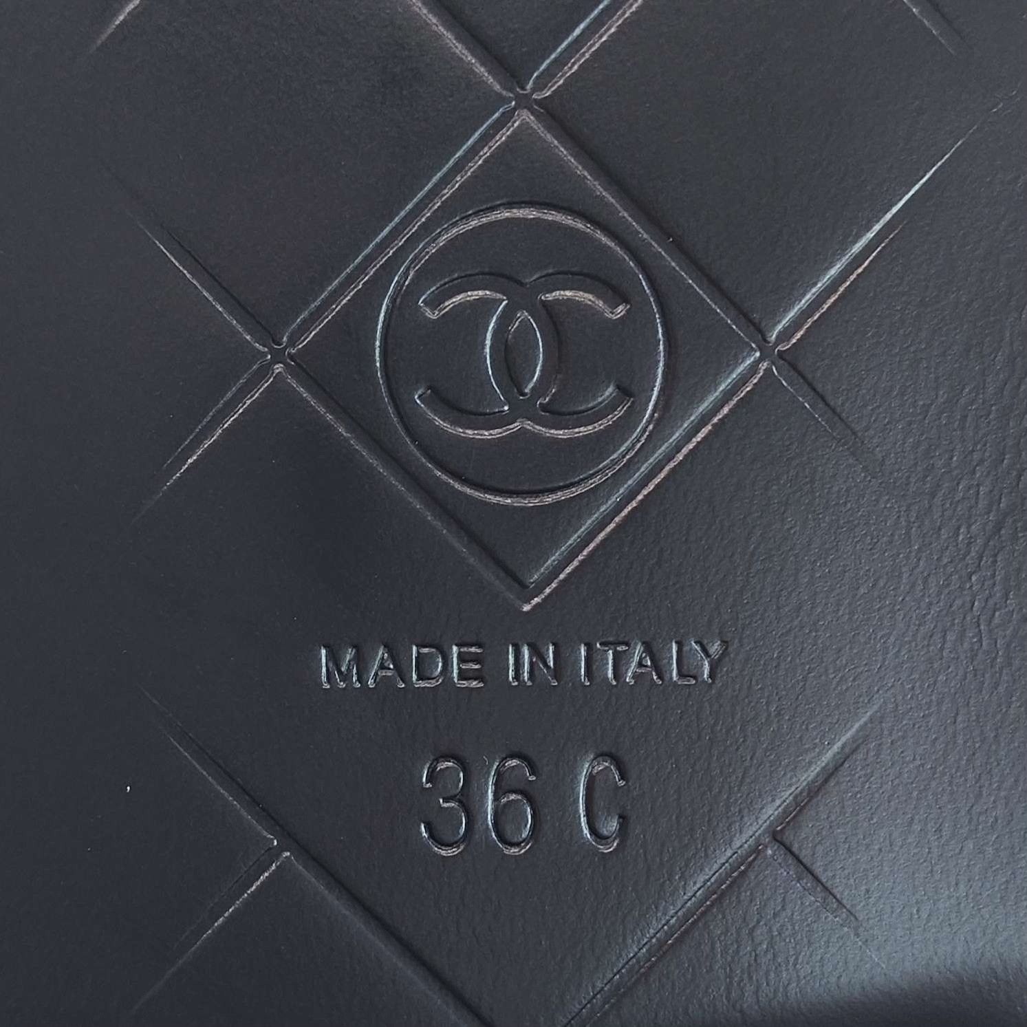 Chanel Chanel Black Lowtop Sneakers us_6 Women Size US 6 / IT 36 - 6 Thumbnail